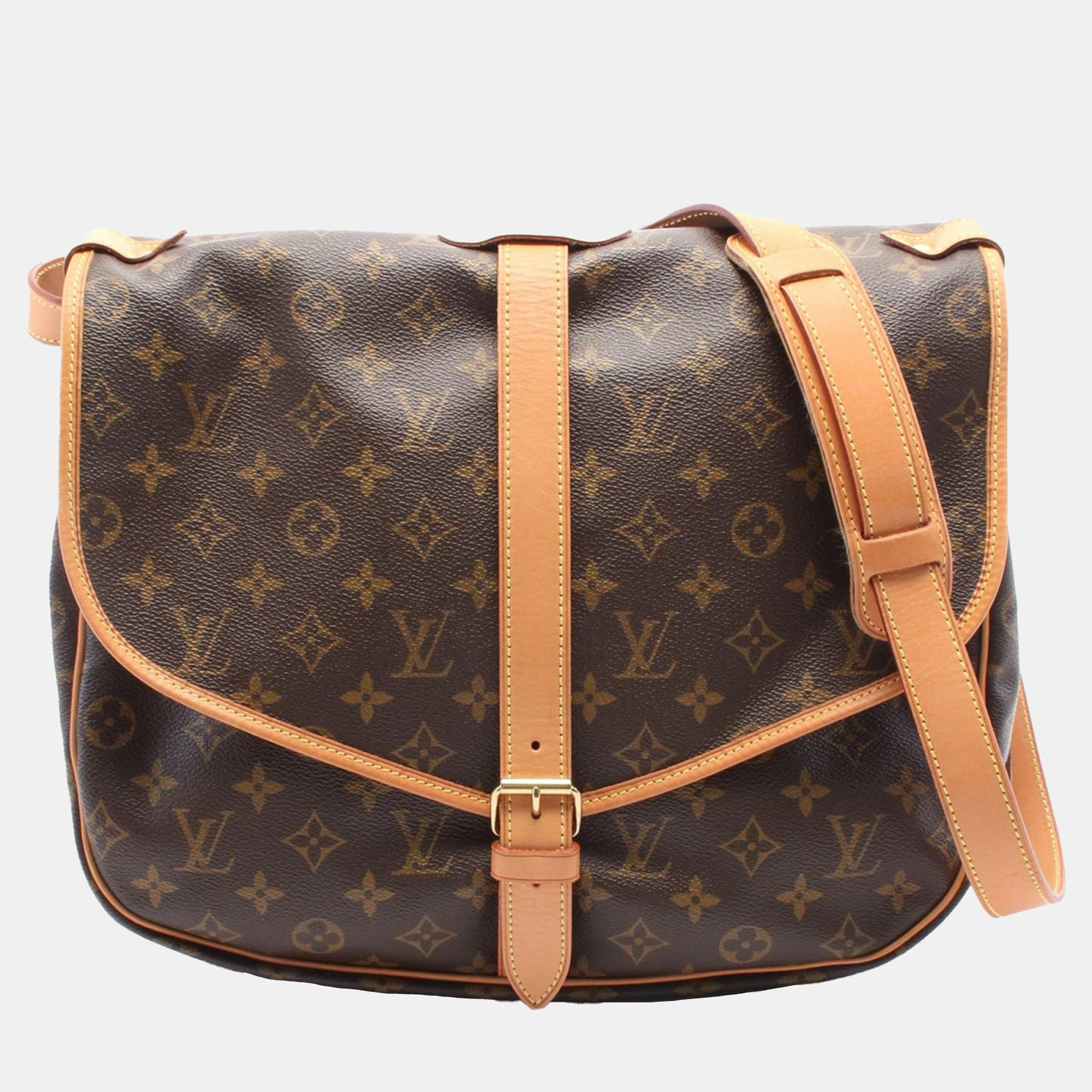 Louis Vuitton Saumur 35 Shoulder Crossbody Bag Monogram Leather Brown
Louis Vuitton Saumur 35 Shoulder Crossbody Bag Monogram Leather Brown