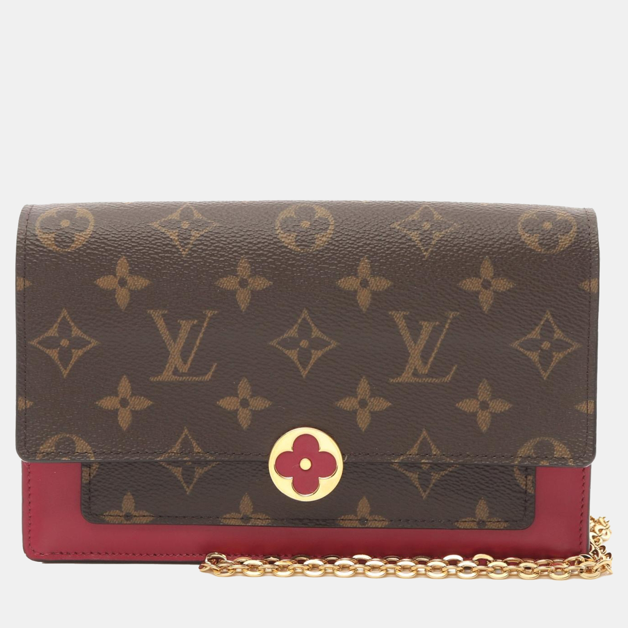 Louis Vuitton Portefeuille Flor Chain Shoulder Bag Monogram Canvas, Brown
Louis Vuitton Portefeuille Flor Chain Shoulder Bag Monogram Canvas, Brown