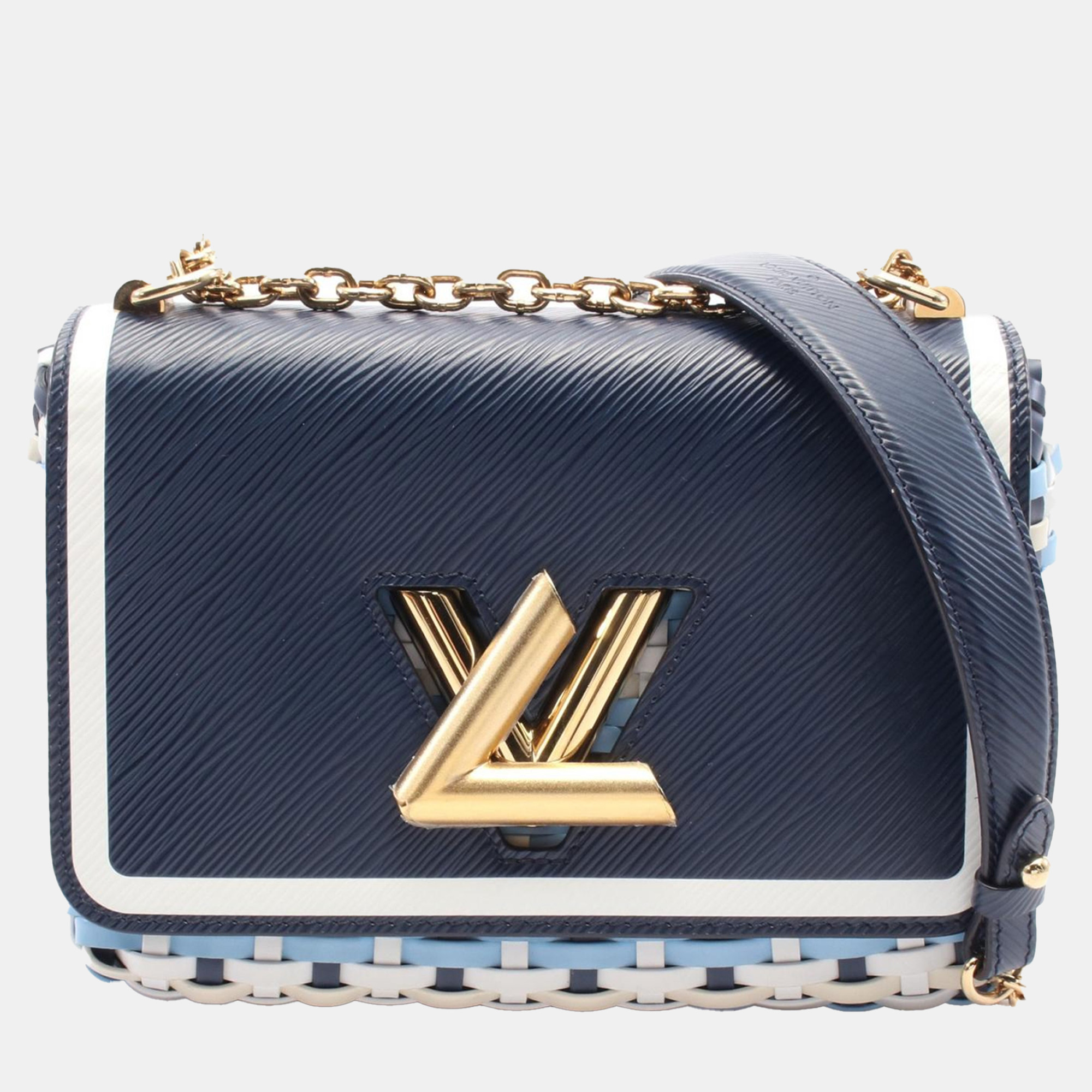 Louis Vuitton Twist Mm Chain Shoulder Bag Epi Leather Navy White, Navy blue
Louis Vuitton Twist Mm Chain Shoulder Bag Epi Leather Navy White, Navy blue