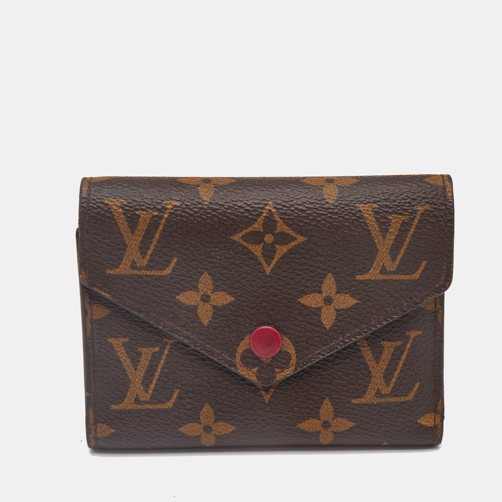 Louis Vuitton Aurore Monogram Canvas Victorine Compact Wallet, Purple
Louis Vuitton Aurore Monogram Canvas Victorine Compact Wallet, Purple