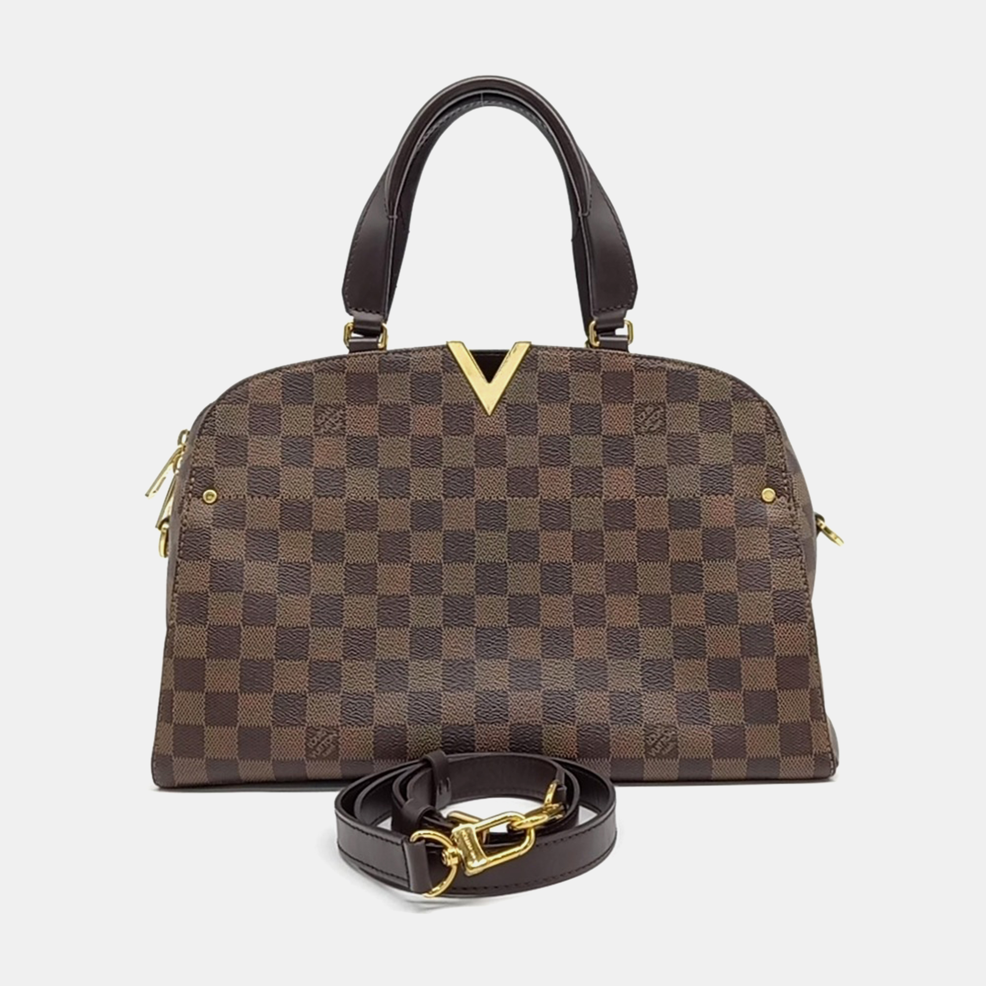 Louis Vuitton Brown Coated Canvas Damier Kensington Bowling bag
Louis Vuitton Brown Coated Canvas Damier Kensington Bowling bag