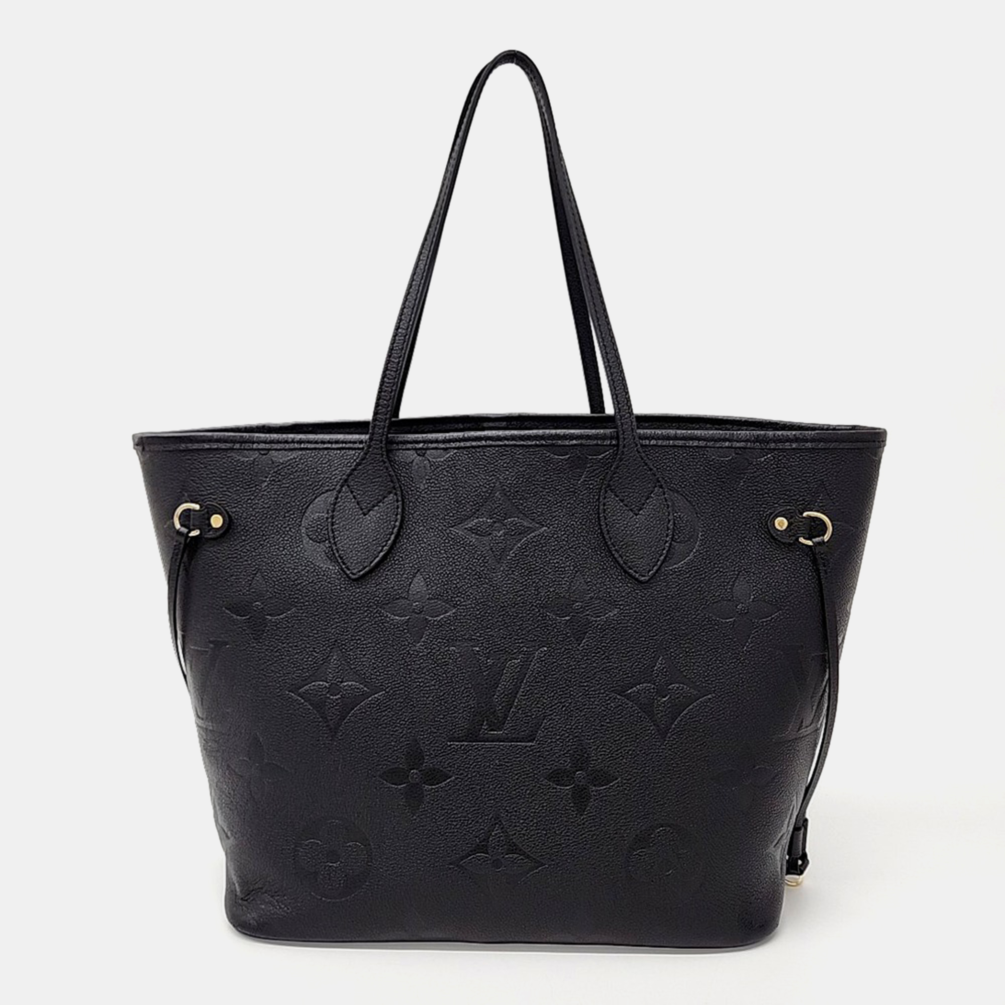 Louis Vuitton Black Leather Empreinte Neverfull MM bag
Louis Vuitton Black Leather Empreinte Neverfull MM bag