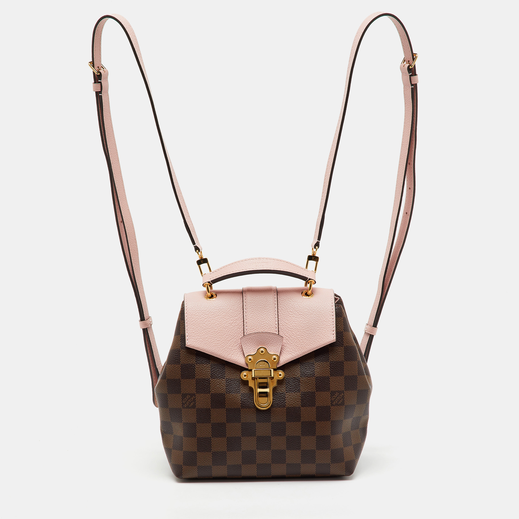 Louis Vuitton Magnolia Pink Damier Ebene Canvas Clapton Backpack, Brown
Louis Vuitton Magnolia Pink Damier Ebene Canvas Clapton Backpack, Brown