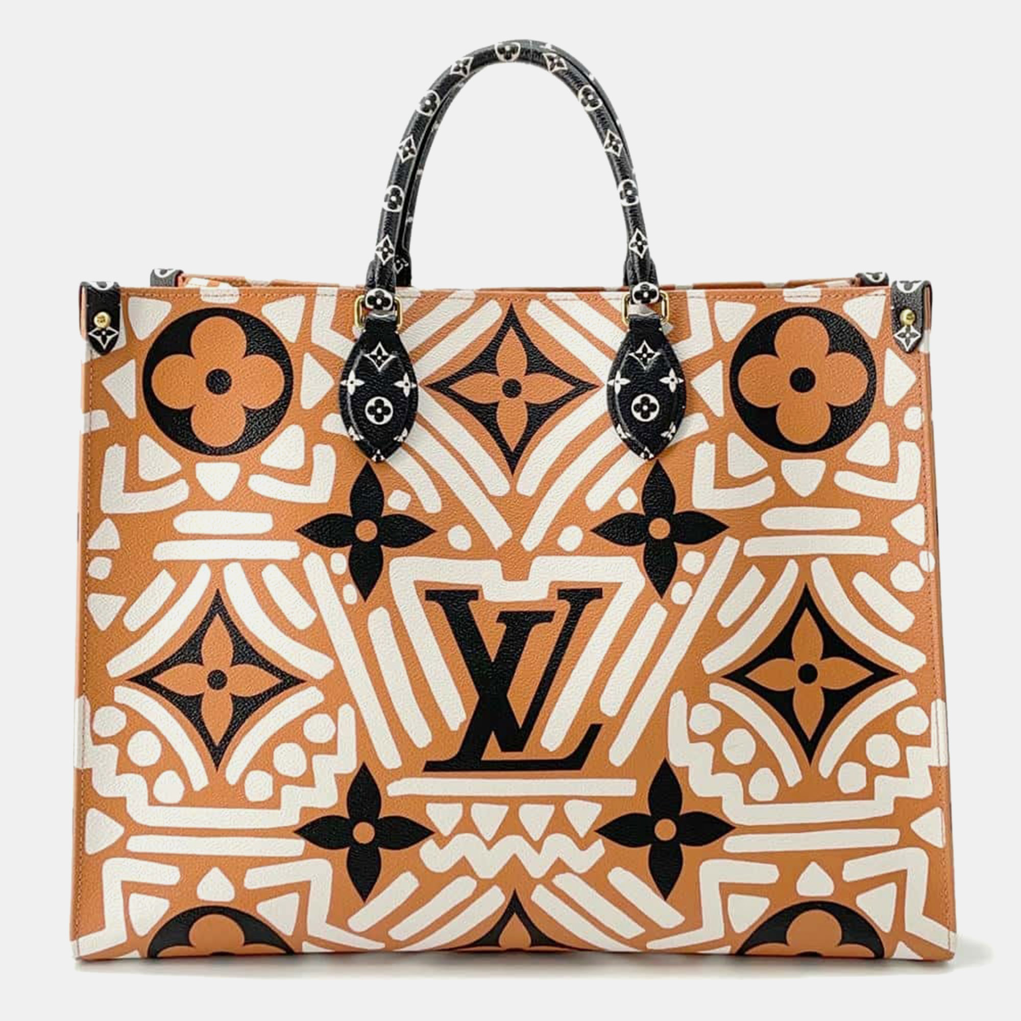 Louis Vuitton Onthego Creme Caramel Monogram Giant Lv Crafty Size Gm, Brown
Louis Vuitton Onthego Creme Caramel Monogram Giant Lv Crafty Size Gm, Brown