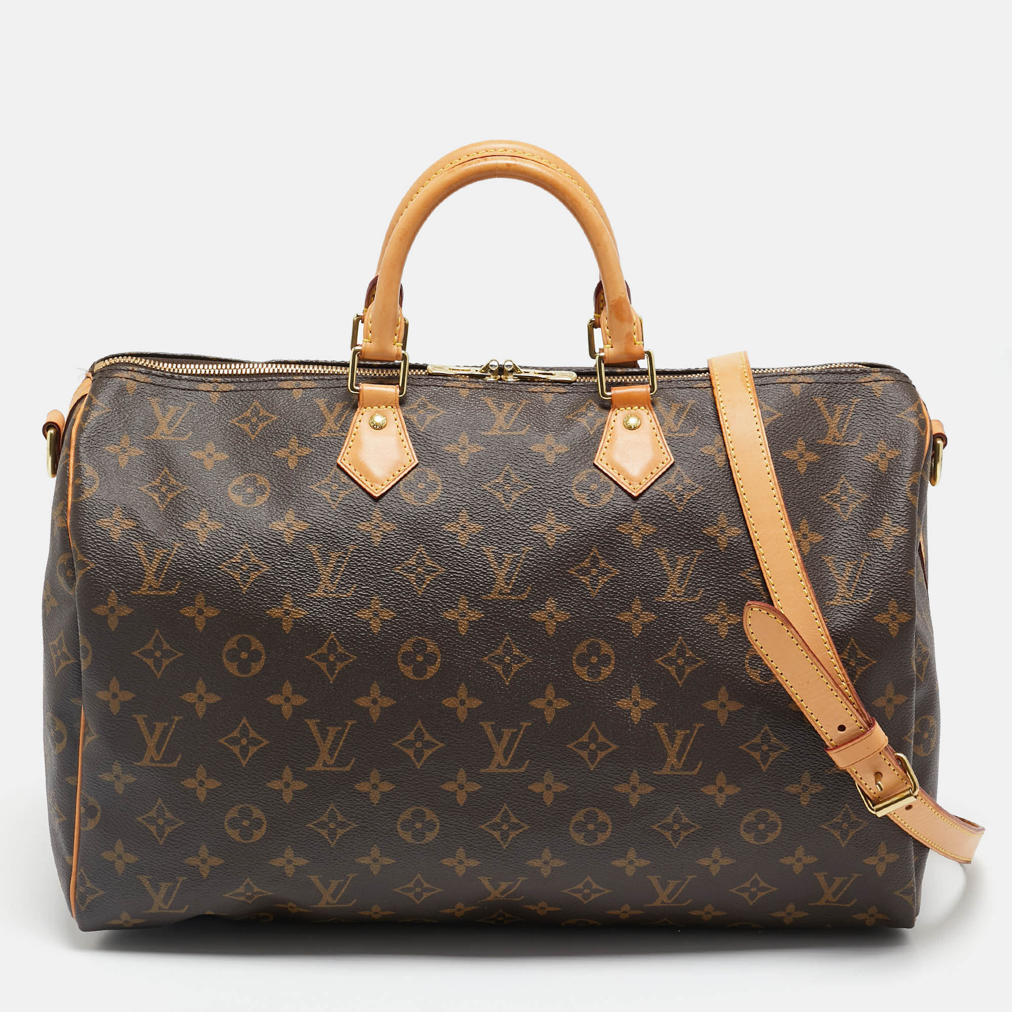 Louis Vuitton Monogram Canvas Speedy Bandoulière 40 Bag, Brown
Louis Vuitton Monogram Canvas Speedy Bandoulière 40 Bag, Brown