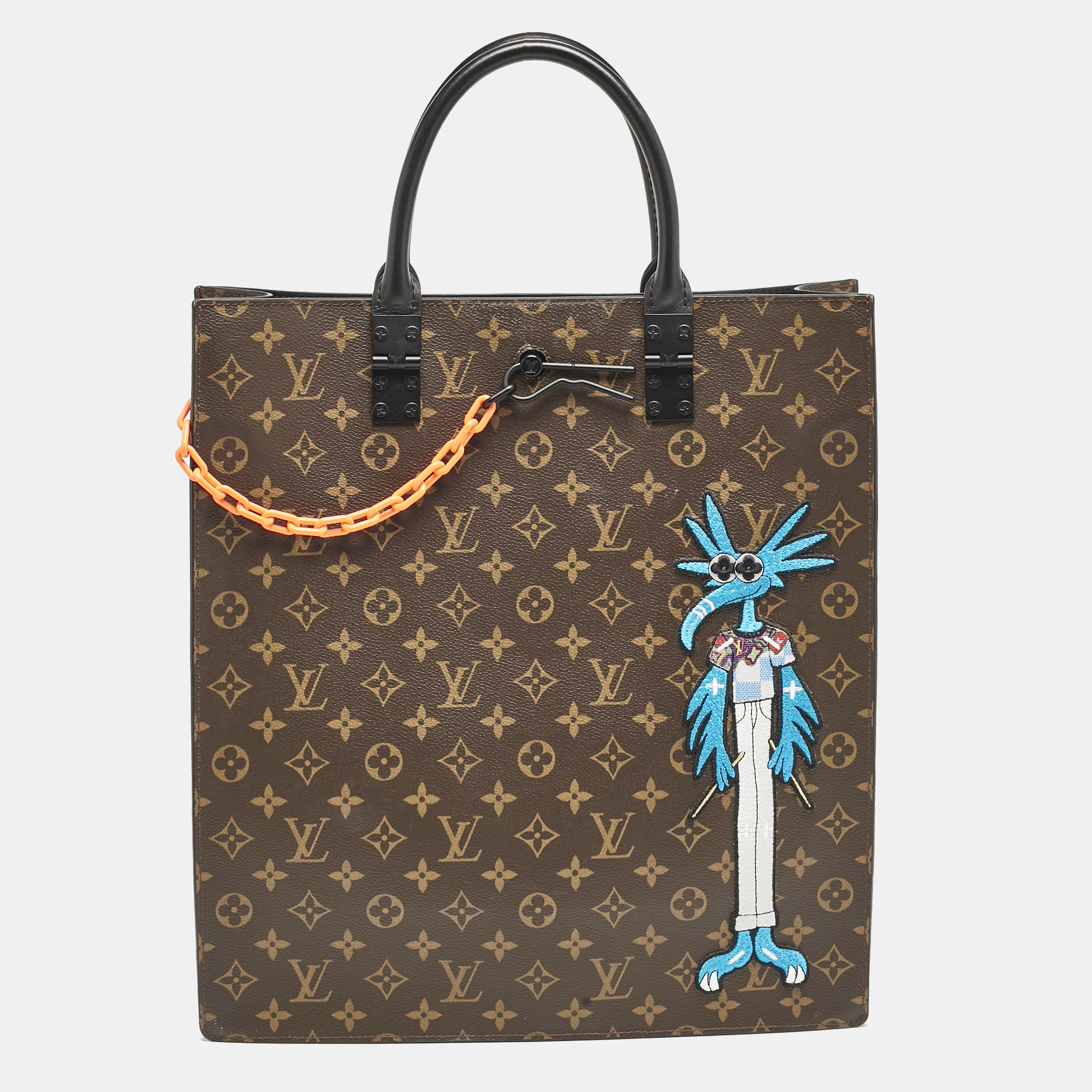 Louis Vuitton Moogram Canvas Cartoon LV Friends Sac Plat Bag, Brown
Louis Vuitton Moogram Canvas Cartoon LV Friends Sac Plat Bag, Brown