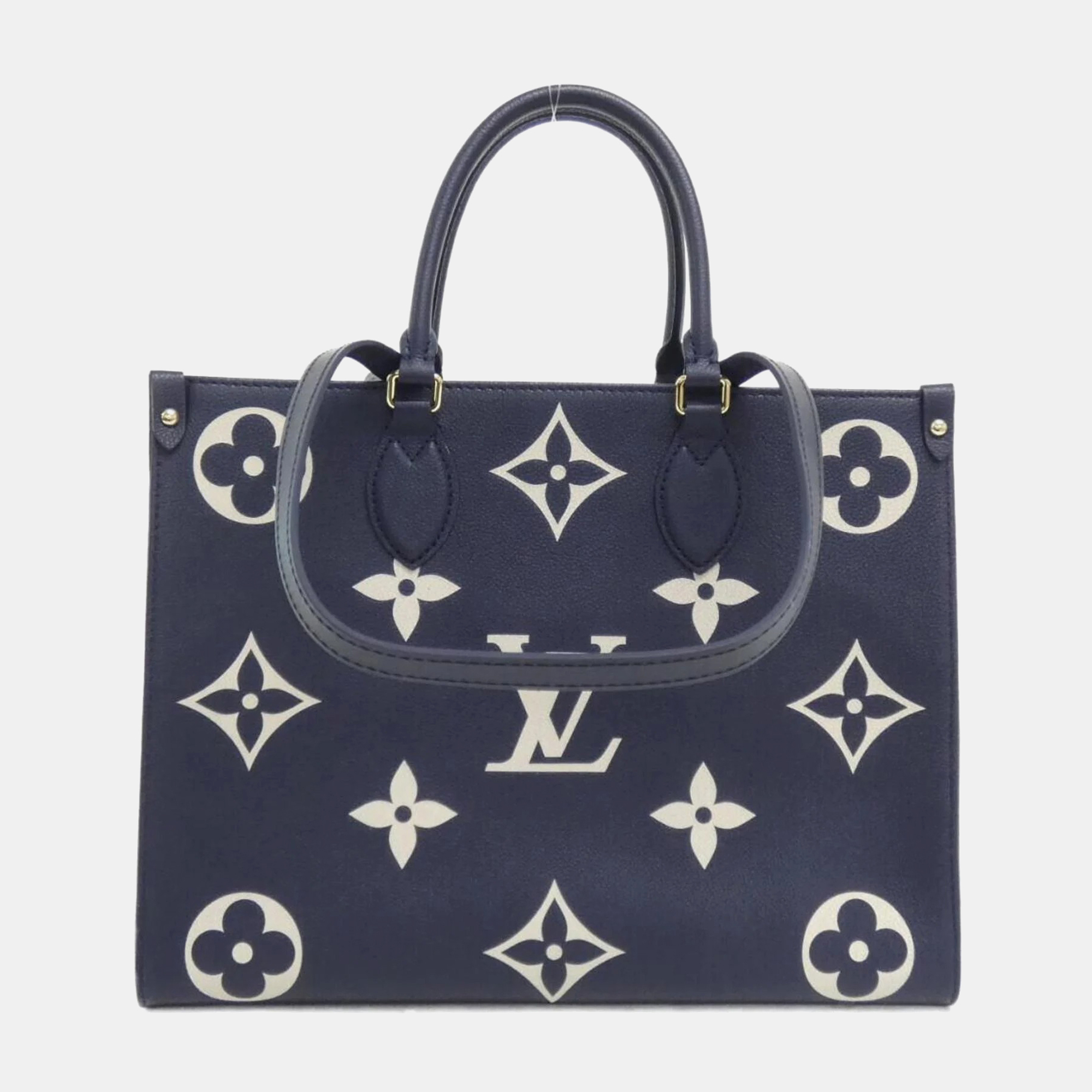 Louis Vuitton Cream, Navy Monogram Empreinte OnTheGo MM Tote Bag, Navy blue
Louis Vuitton Cream, Navy Monogram Empreinte OnTheGo MM Tote Bag, Navy blue