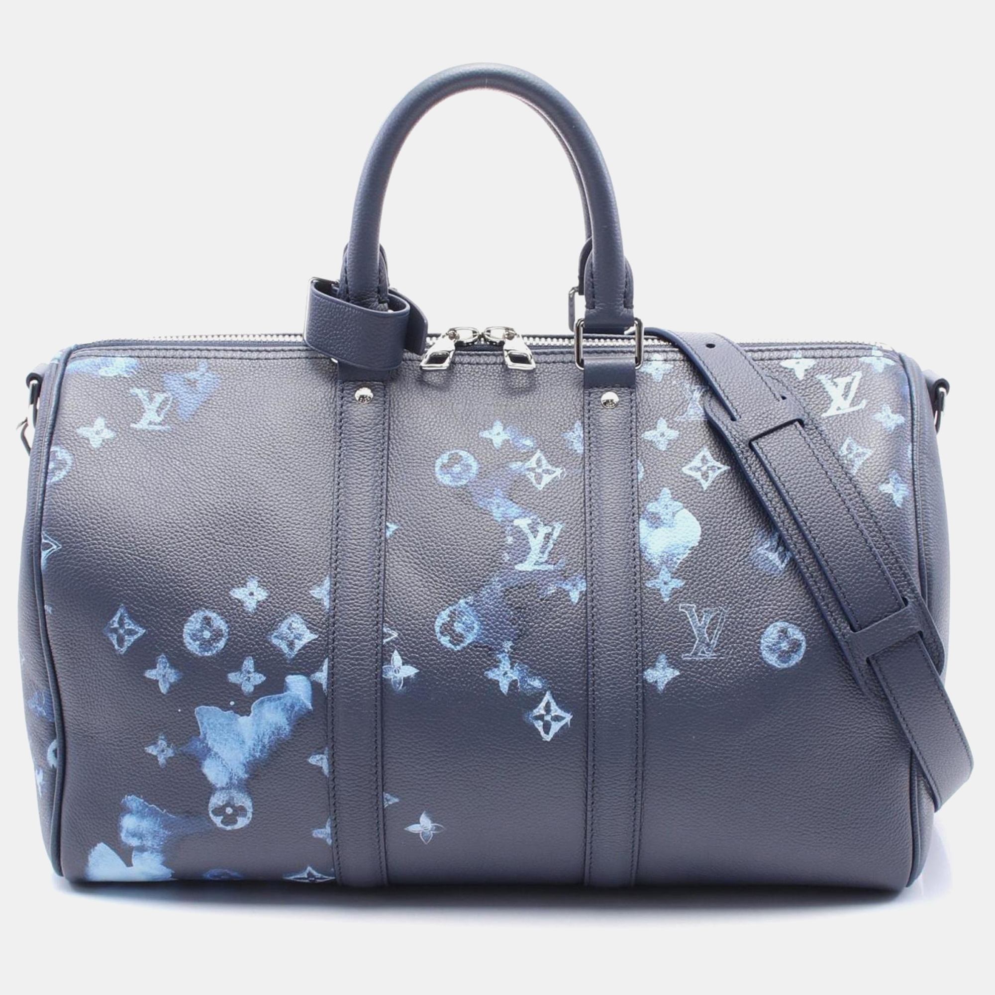 Louis Vuitton Blue Monogram Watercolor Keepall Bandouliere 40 Boston Bag
Louis Vuitton Blue Monogram Watercolor Keepall Bandouliere 40 Boston Bag