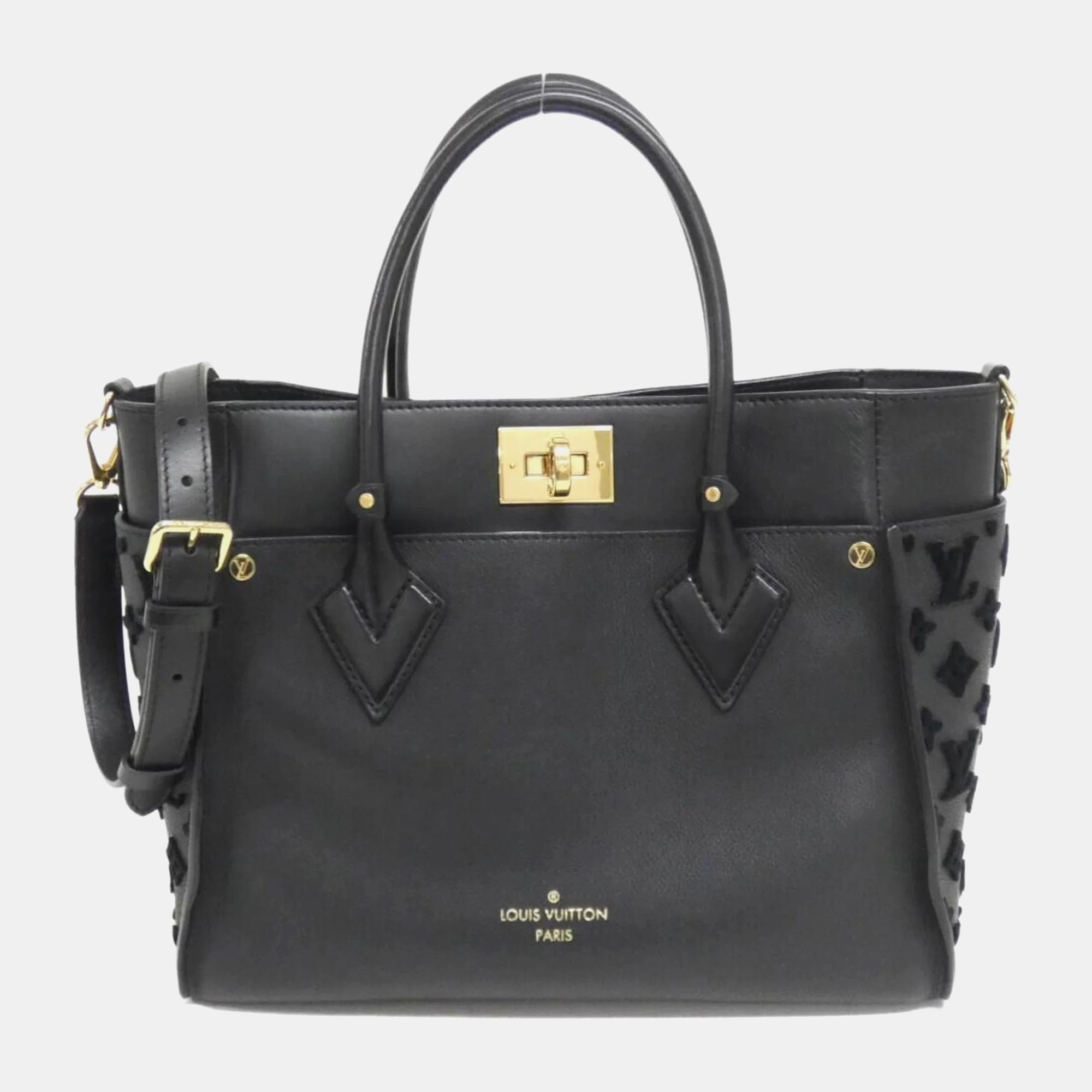 Louis Vuitton Brown Monogram Tuffetage On My Side MM Handbag, Black
Louis Vuitton Brown Monogram Tuffetage On My Side MM Handbag, Black