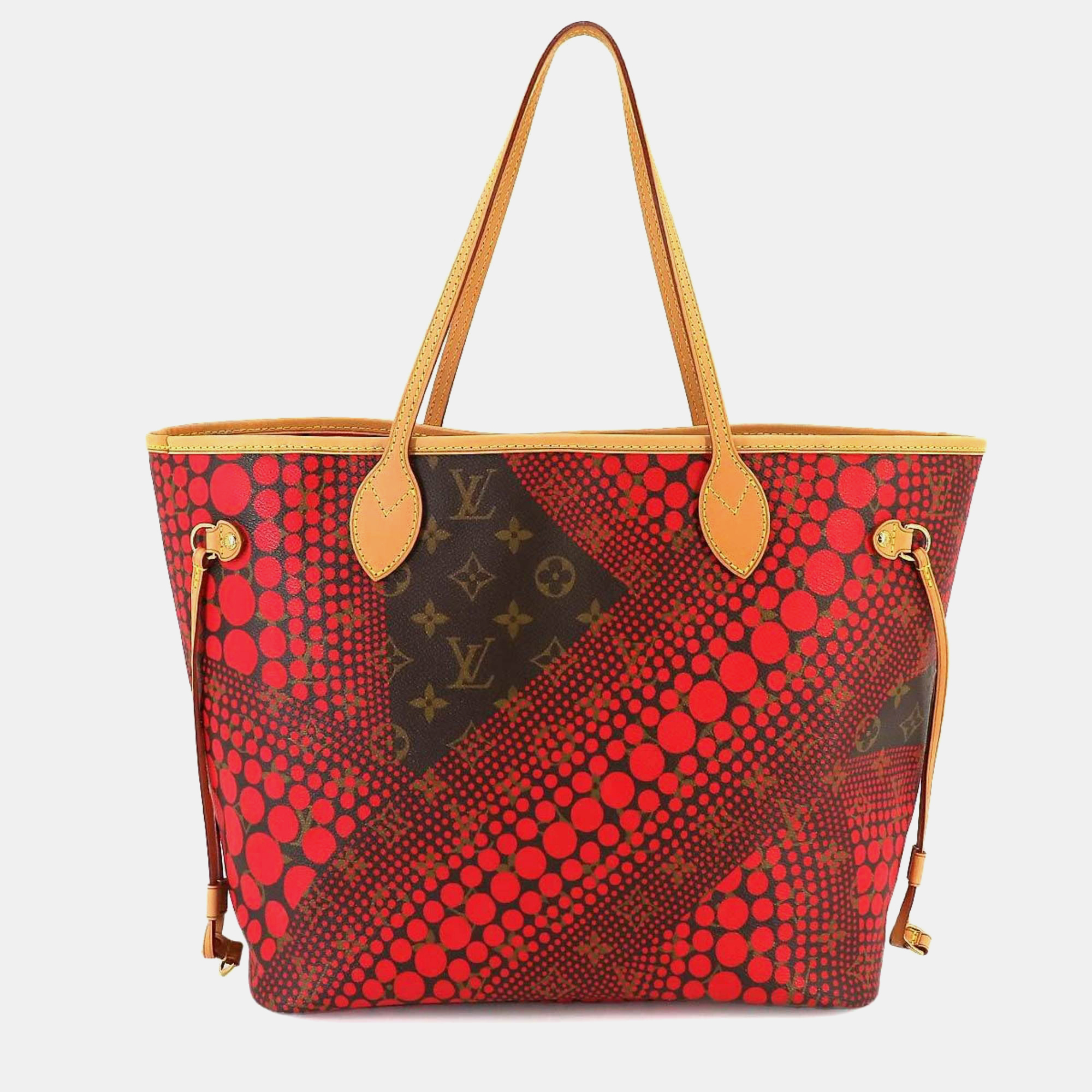 Louis Vuitton Red Polka Dot Monogram Canvas Wave Neverfull MM Tote Bag
Louis Vuitton Red Polka Dot Monogram Canvas Wave Neverfull MM Tote Bag