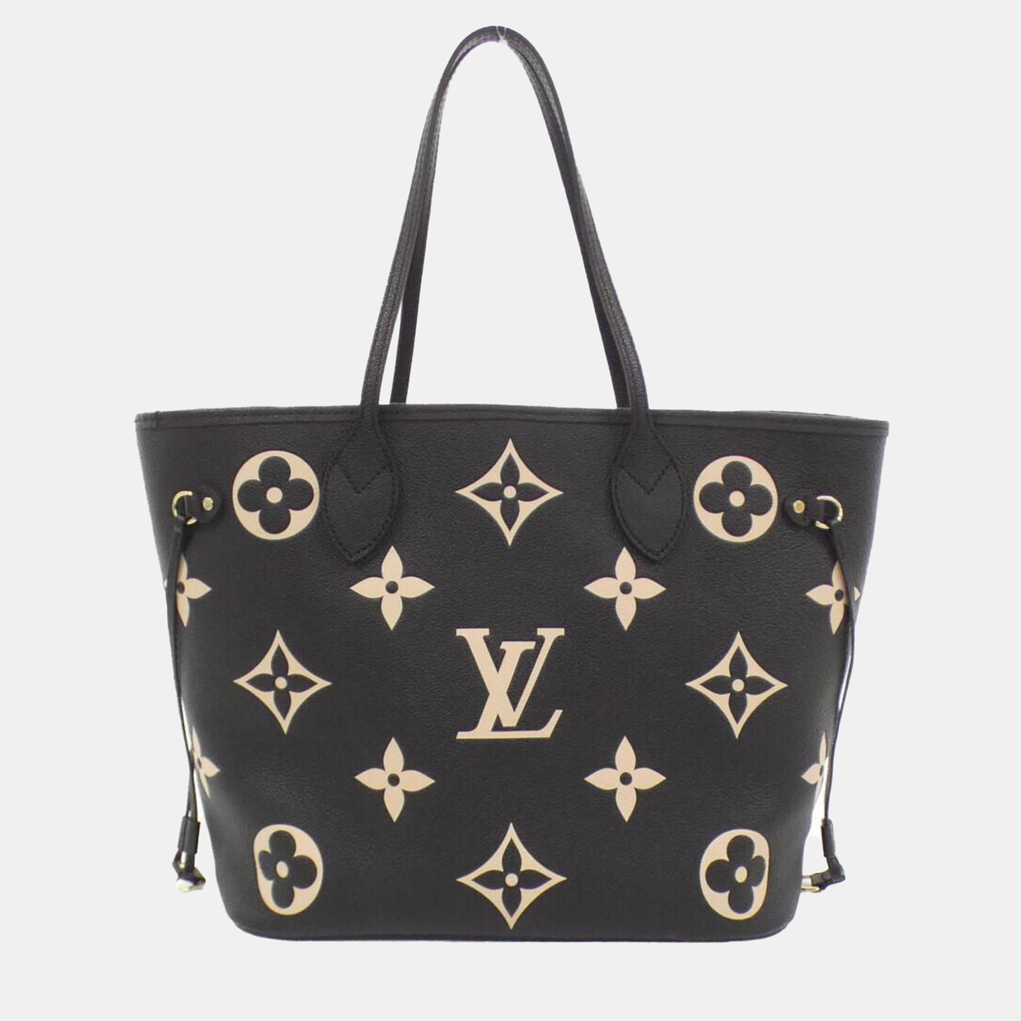 Louis Vuitton Black Beige Monogram Empreinte Leather Neverfull MM Handbag
Louis Vuitton Black Beige Monogram Empreinte Leather Neverfull MM Handbag