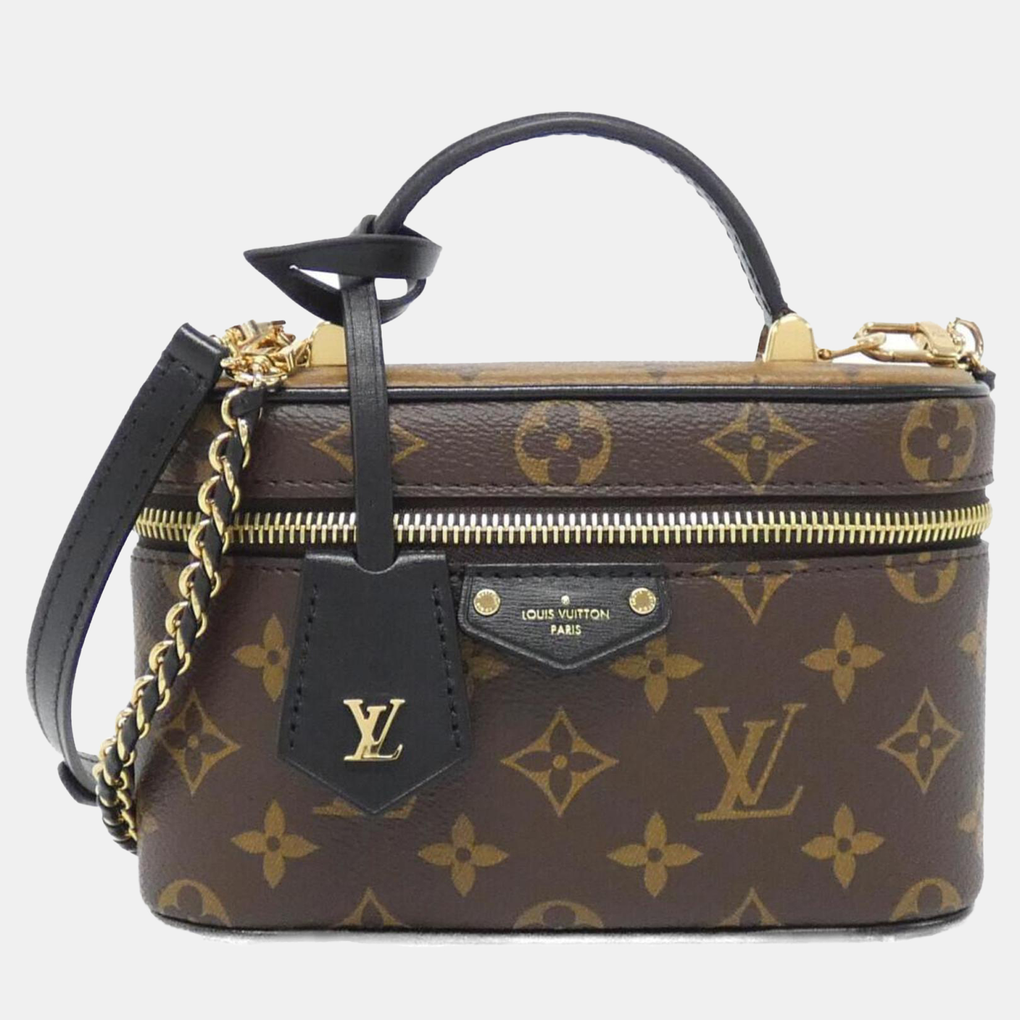 Louis Vuitton Monogram Reverse Vanity Chain Pouch Accessory, Brown
Louis Vuitton Monogram Reverse Vanity Chain Pouch Accessory, Brown
