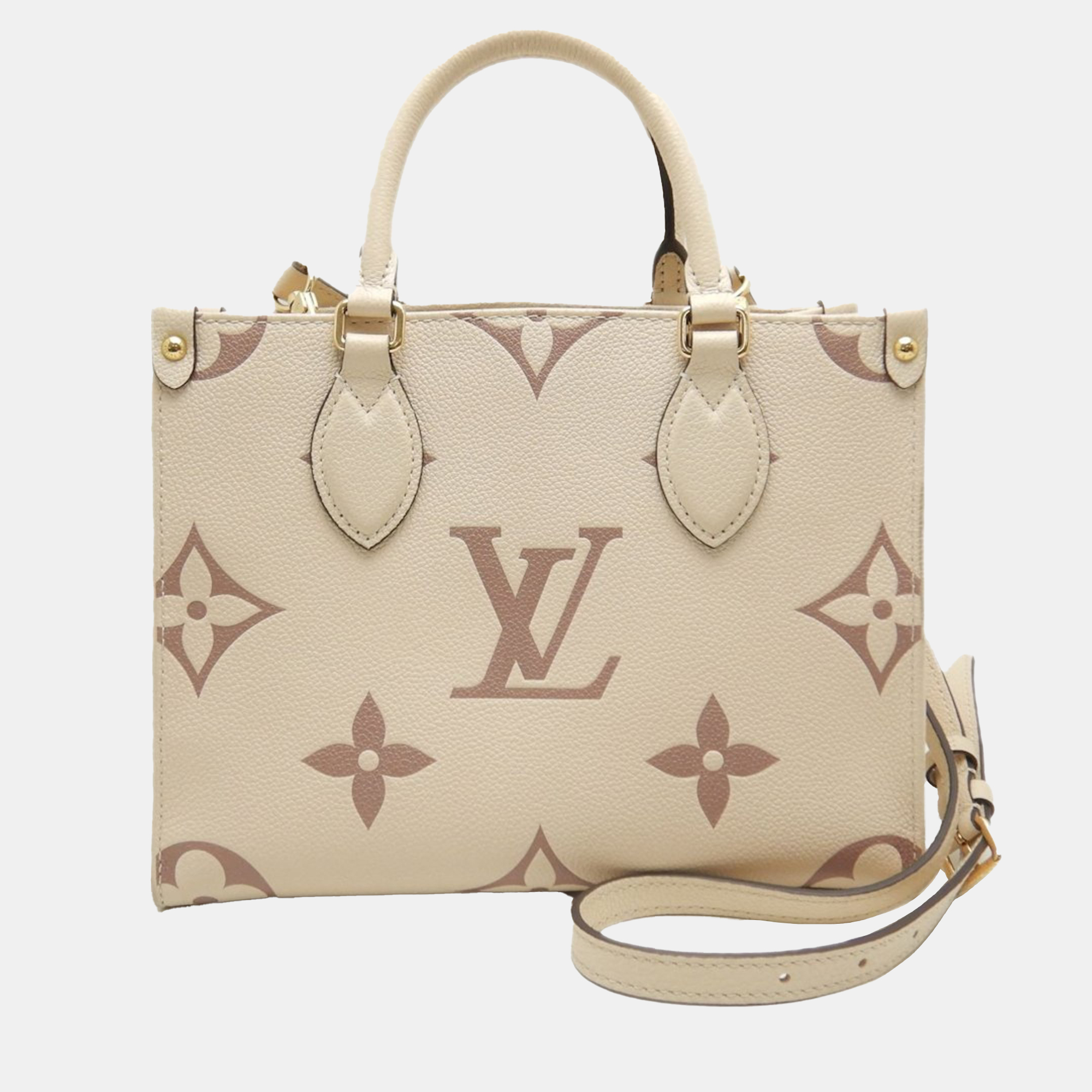 Louis Vuitton Cream Bicolor Monogram Empreinte Leather OnTheGo PM Tote Bag
Louis Vuitton Cream Bicolor Monogram Empreinte Leather OnTheGo PM Tote Bag