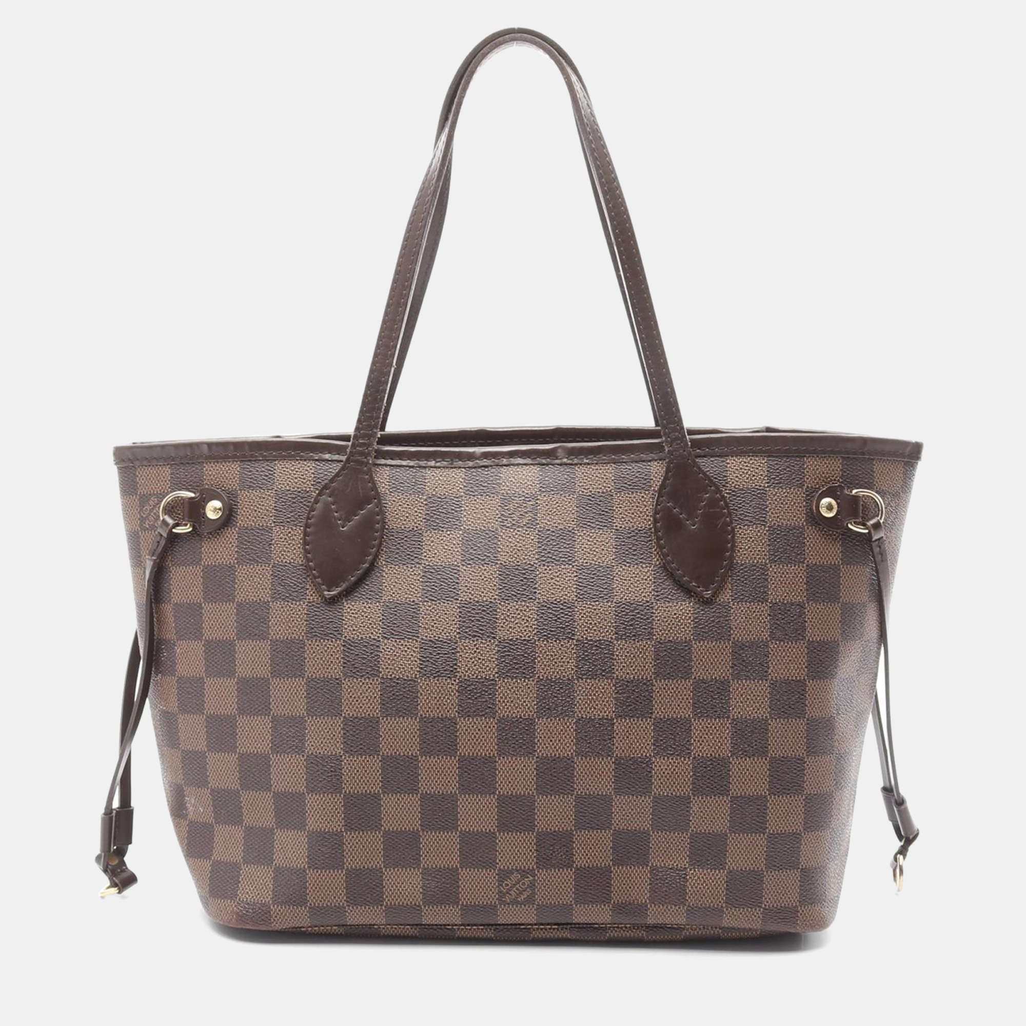 Louis Vuitton Neverfull Pm Damier Ebene Tote Bag Pvc Coated Canvas, Brown
Louis Vuitton Neverfull Pm Damier Ebene Tote Bag Pvc Coated Canvas, Brown