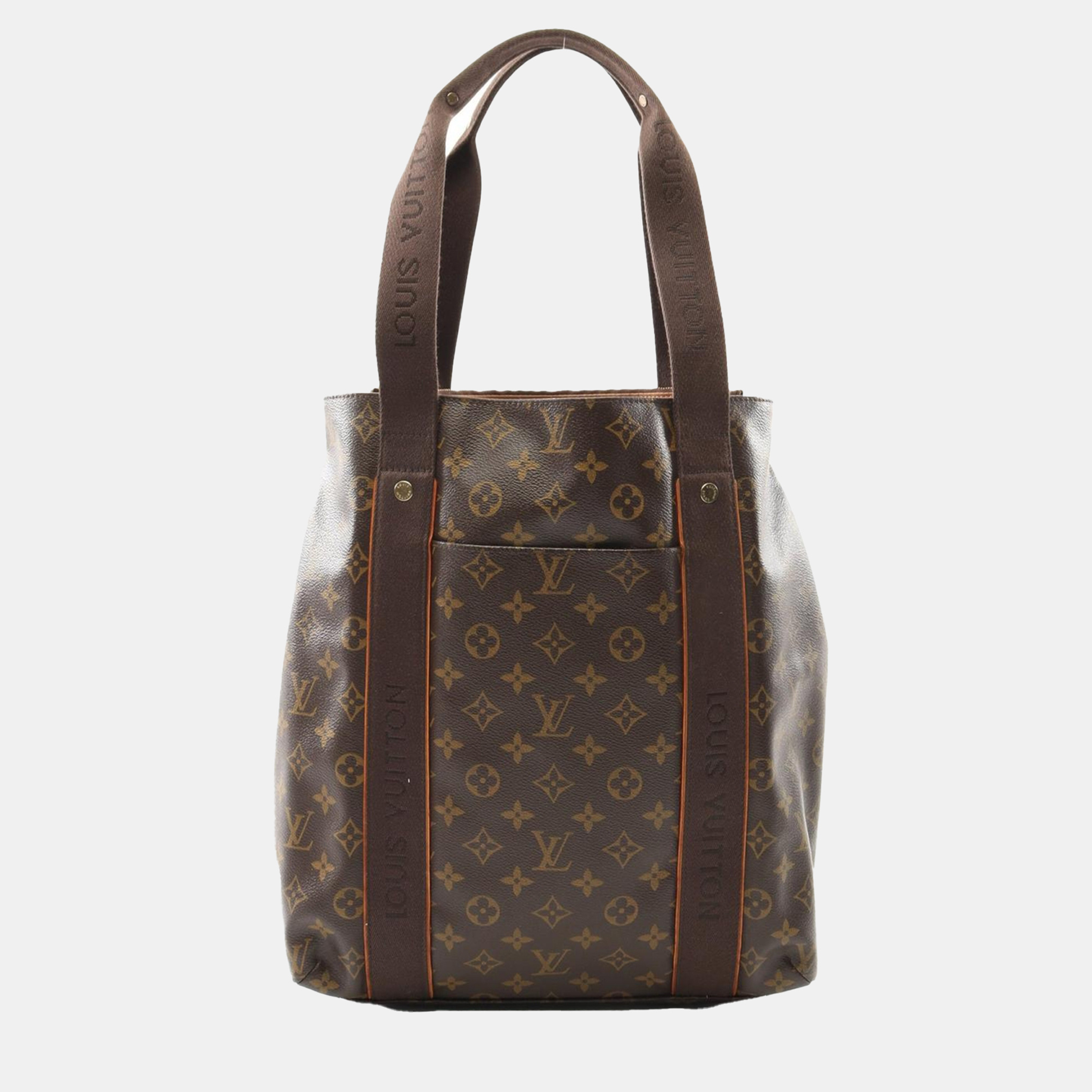 Louis Vuitton Brown Monogram Leather Cabas Beaubourg Tote Shoulder Bag
Louis Vuitton Brown Monogram Leather Cabas Beaubourg Tote Shoulder Bag