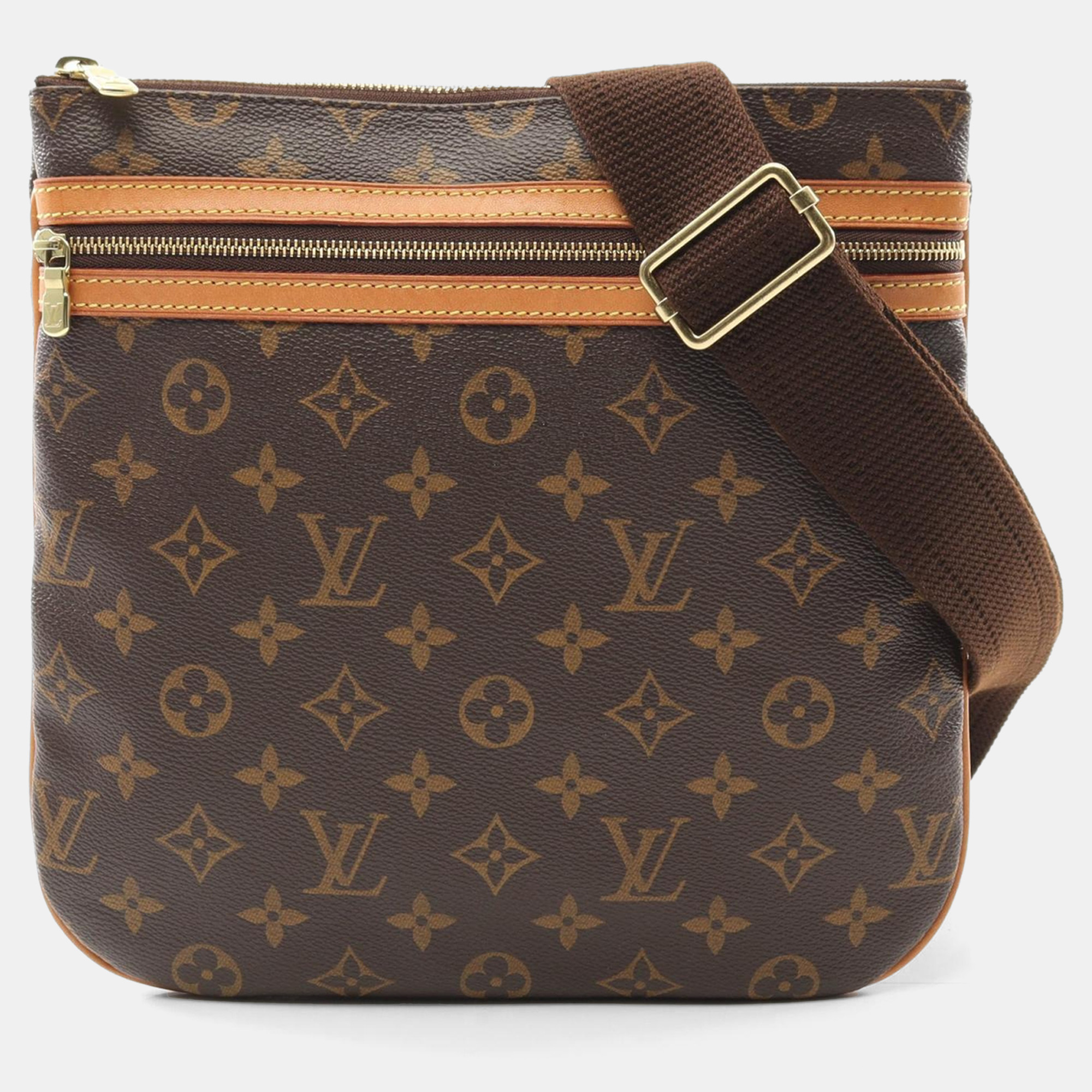 Louis Vuitton Monogram Leather Pochette Bosphorele Shoulder Bag, Brown
Louis Vuitton Monogram Leather Pochette Bosphorele Shoulder Bag, Brown