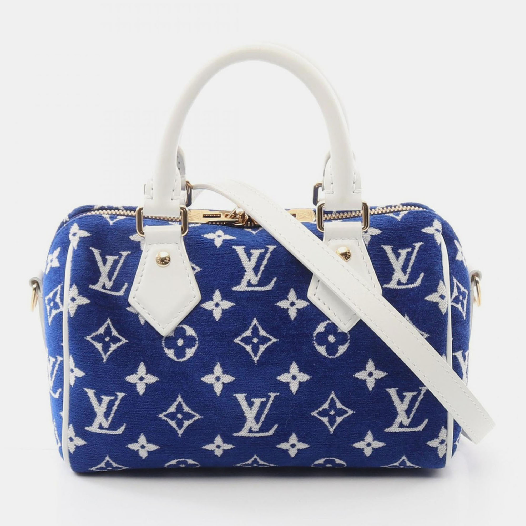 Louis Vuitton Monogram Jacquard Speedy Bandouliere 20 Crossbody Bag, Blue
Louis Vuitton Monogram Jacquard Speedy Bandouliere 20 Crossbody Bag, Blue