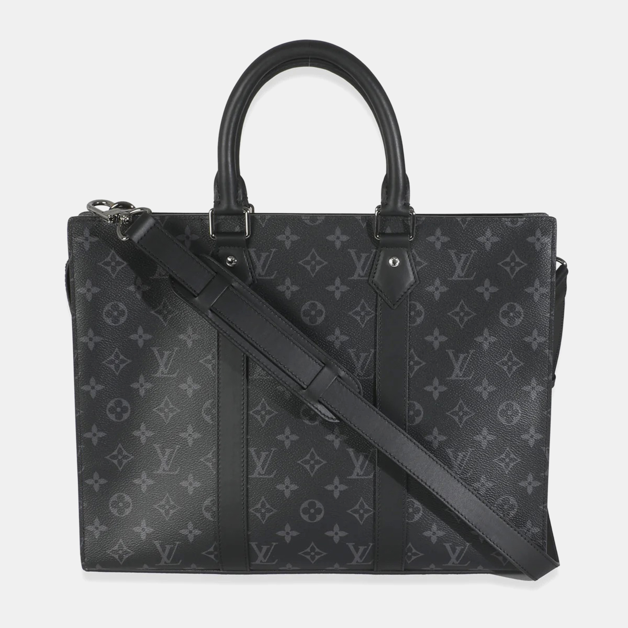 Louis Vuitton Monogram Eclipse Canvas Sac Plat Horizontal Zippe bag, Black
Louis Vuitton Monogram Eclipse Canvas Sac Plat Horizontal Zippe bag, Black
