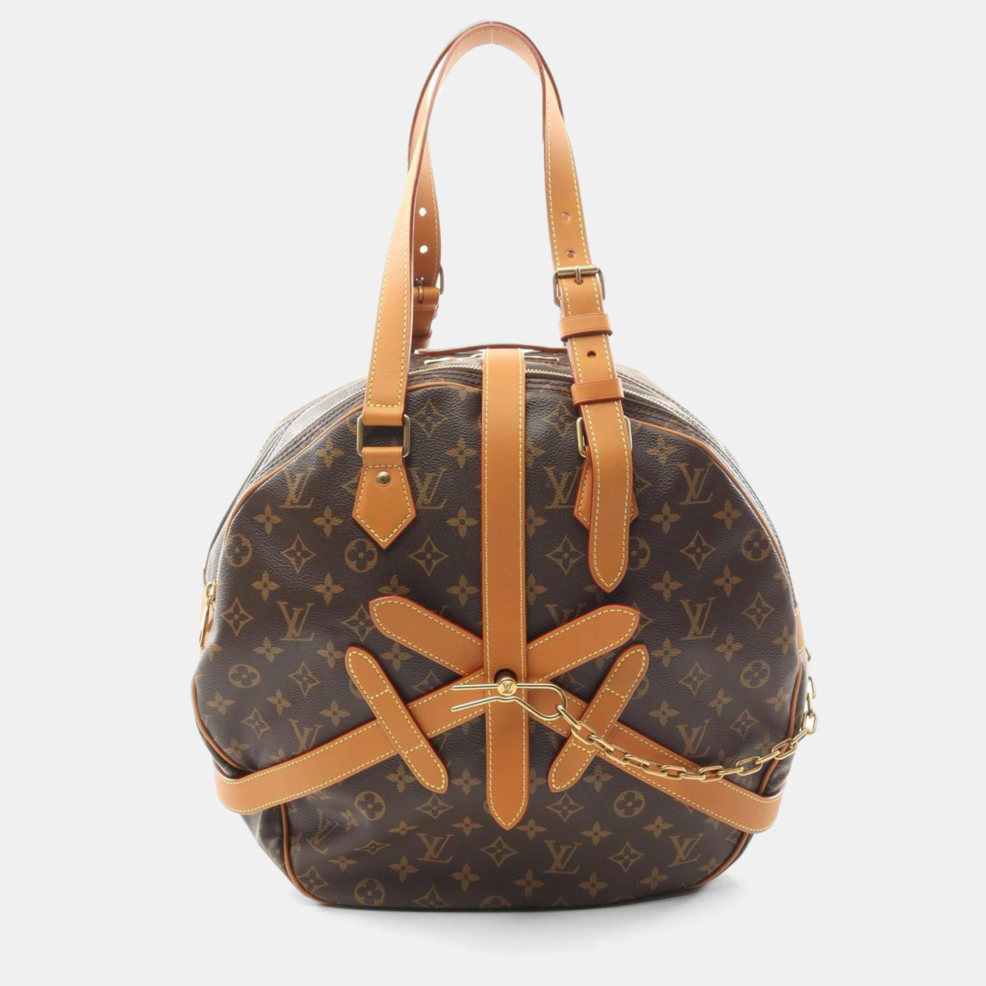 Louis Vuitton Brown Monogram Coated Canvas Leather Soft Hat Trunk Boston Bag
Louis Vuitton Brown Monogram Coated Canvas Leather Soft Hat Trunk Boston Bag