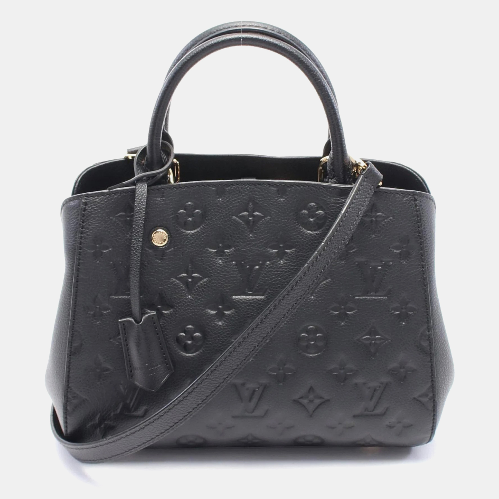 Louis Vuitton Montaigne Bb Monogram Empreinte Noir Handbag Leather Black
Louis Vuitton Montaigne Bb Monogram Empreinte Noir Handbag Leather Black