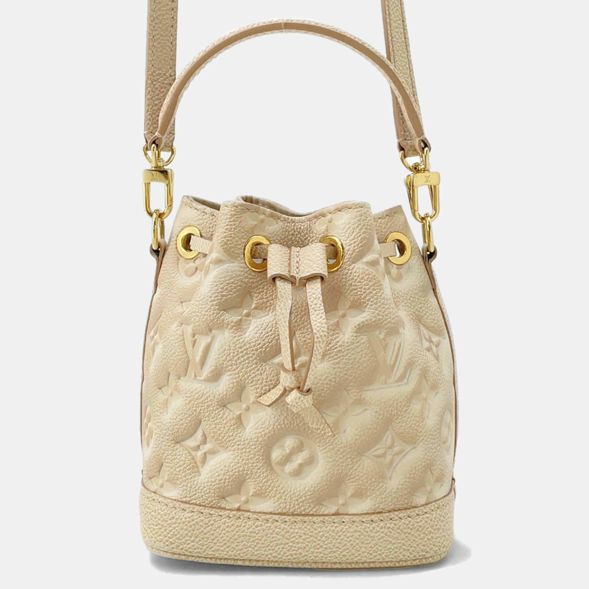 Louis Vuitton Beige Monogram Empreinte Leather Summer Stardust Nanonoe Shoulder Bag
Louis Vuitton Beige Monogram Empreinte Leather Summer Stardust Nanonoe Shoulder Bag