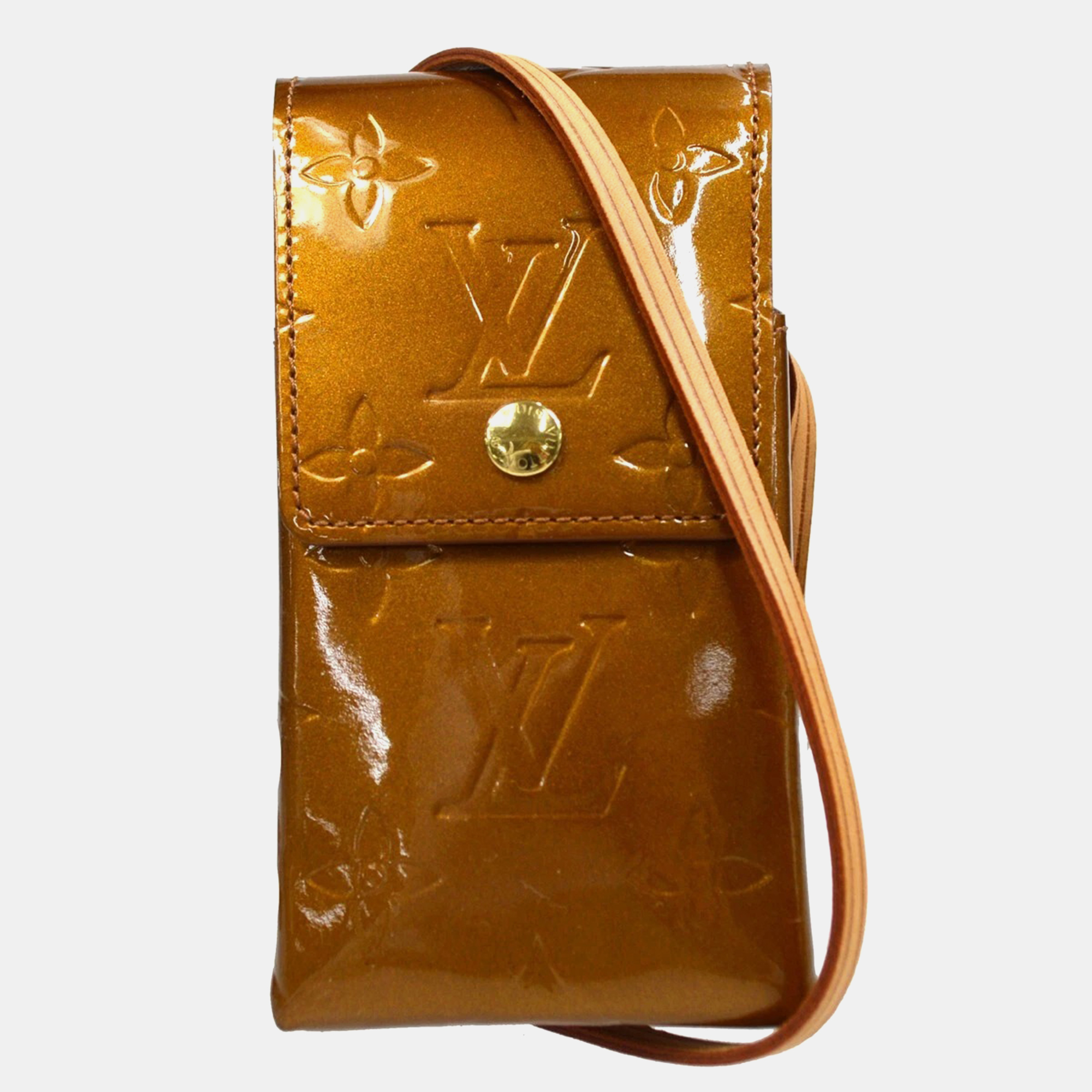 Louis Vuitton Vernis Greene Cigarette Case Shoulder Bag, Brown
Louis Vuitton Vernis Greene Cigarette Case Shoulder Bag, Brown