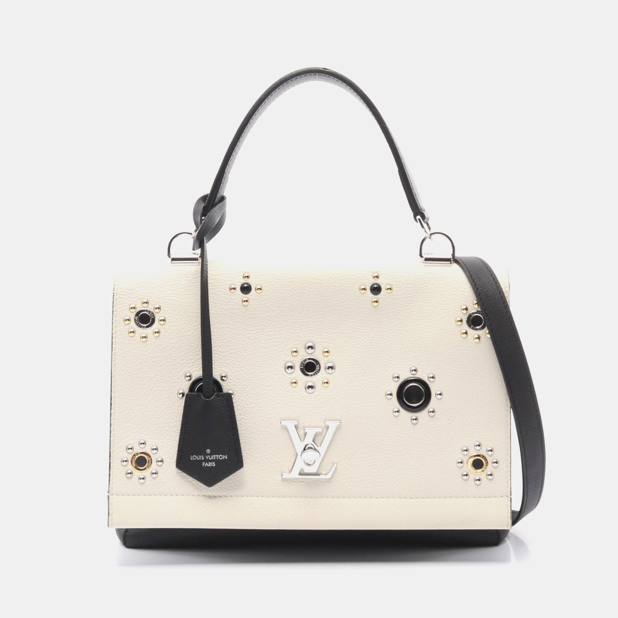 Louis Vuitton Lockme 2 2Way Shoulder Handbag Taurillon Leather Lv, White
Louis Vuitton Lockme 2 2Way Shoulder Handbag Taurillon Leather Lv, White