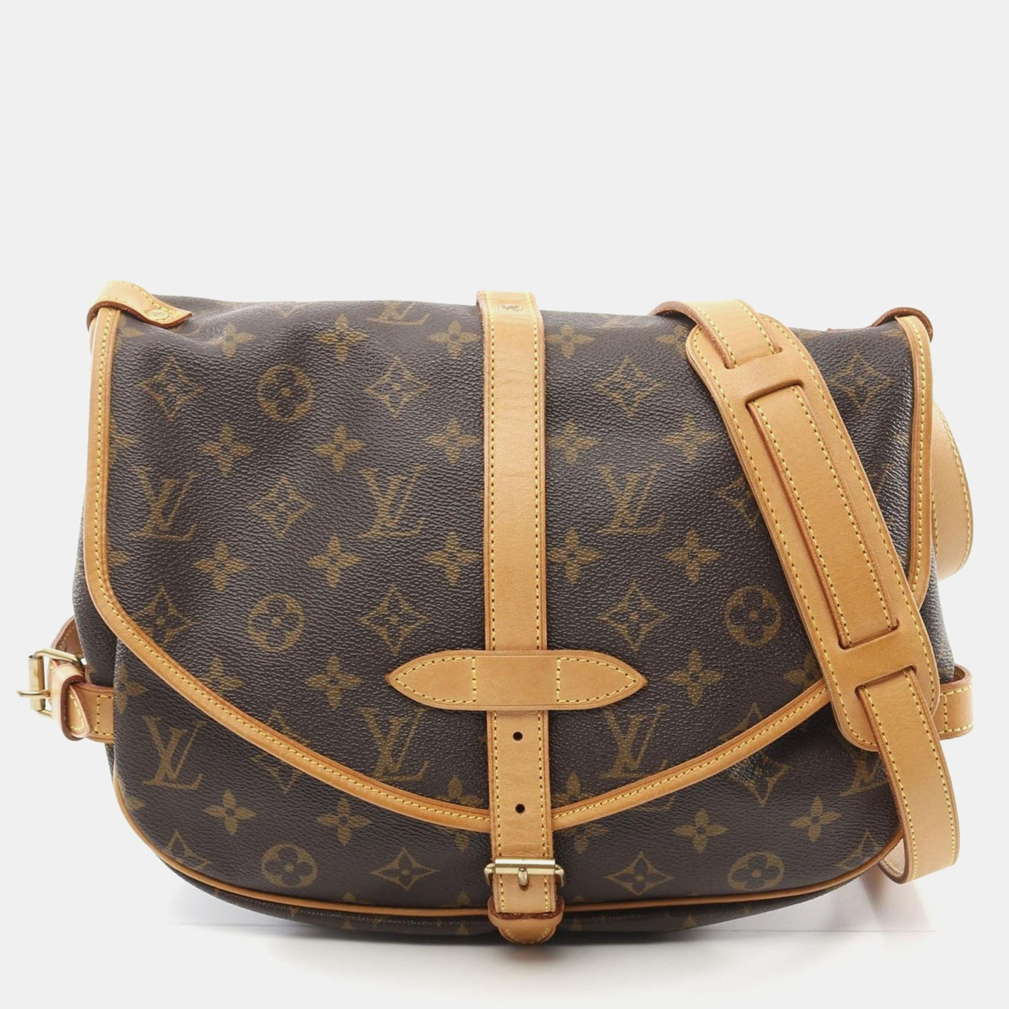 Louis Vuitton Saumur 30 Shoulder Crossbody Bag Monogram Leather Brown
Louis Vuitton Saumur 30 Shoulder Crossbody Bag Monogram Leather Brown