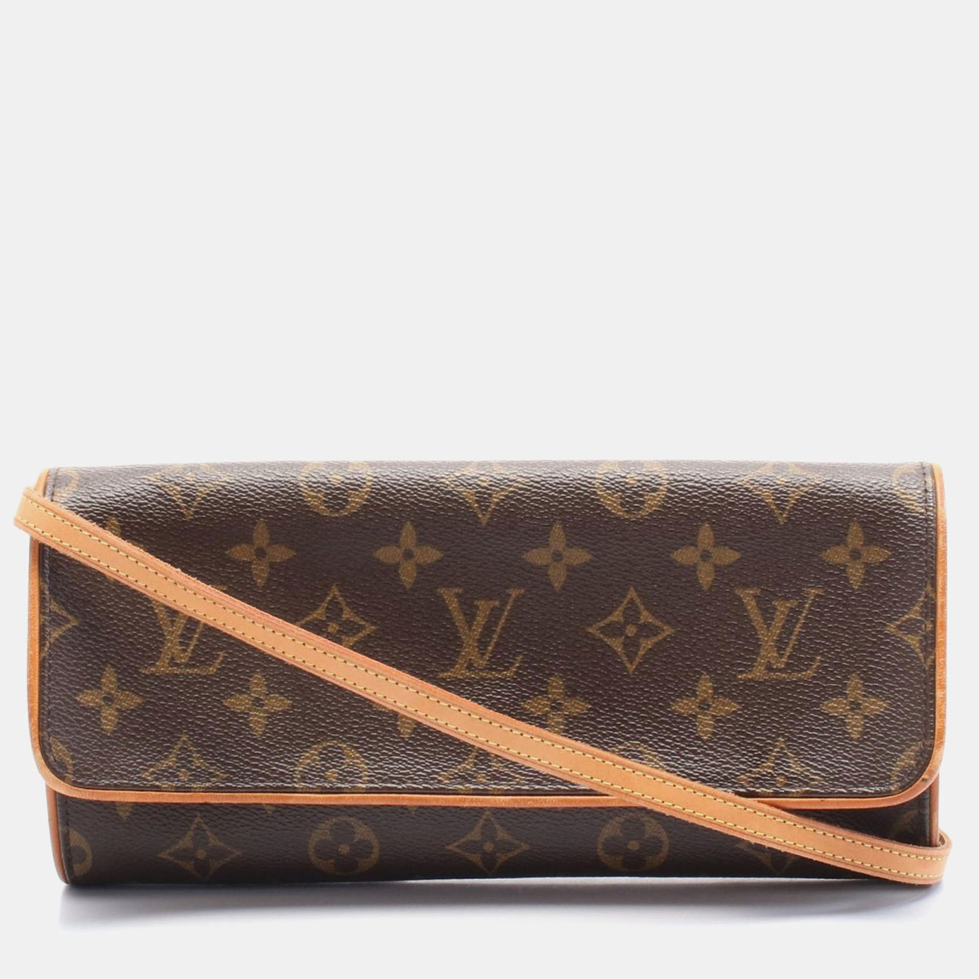 Louis Vuitton Pochette Twin Gm Shoulder Crossbody Bag Monogram Leather, Brown
Louis Vuitton Pochette Twin Gm Shoulder Crossbody Bag Monogram Leather, Brown