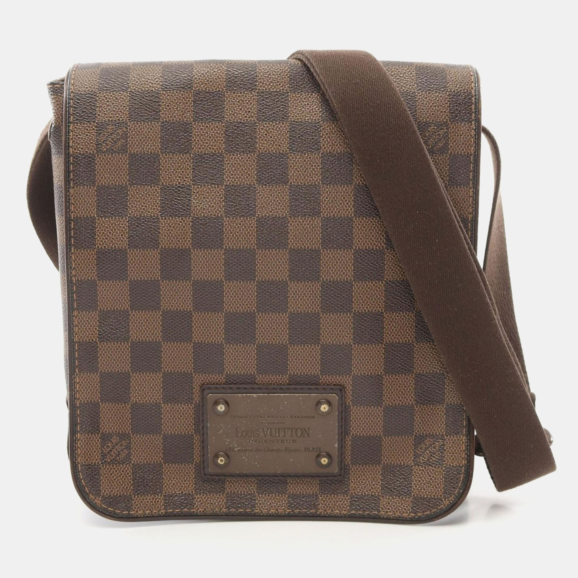 Louis Vuitton Brooklyn Pm Shoulder Bag Damier Canvas Ebene Unisex Lv, Brown
Louis Vuitton Brooklyn Pm Shoulder Bag Damier Canvas Ebene Unisex Lv, Brown