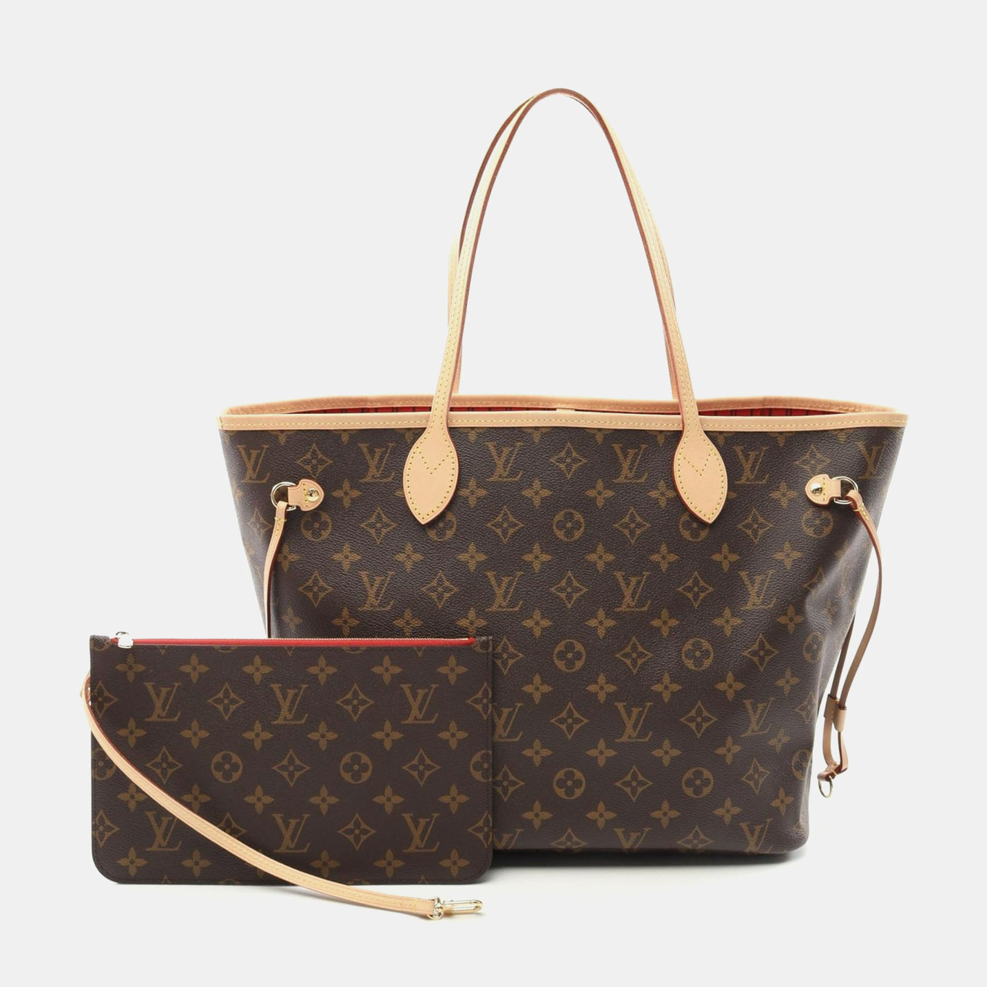 Louis Vuitton Neverfull Mm Tote Shoulder Bag Monogram Leather Cerise, Brown
Louis Vuitton Neverfull Mm Tote Shoulder Bag Monogram Leather Cerise, Brown