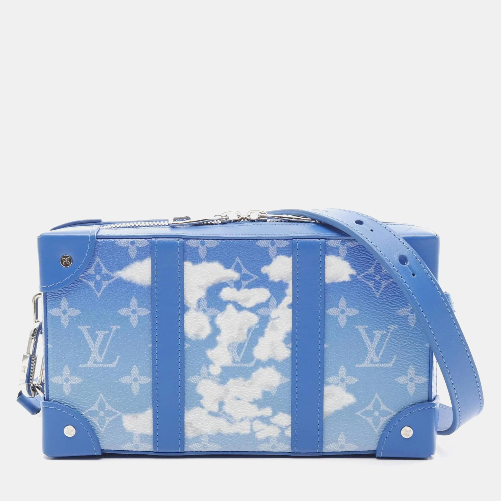 Louis Vuitton Soft Trunk Wallet Shoulder Bag Coated Canvas Leather Blue White
Louis Vuitton Soft Trunk Wallet Shoulder Bag Coated Canvas Leather Blue White