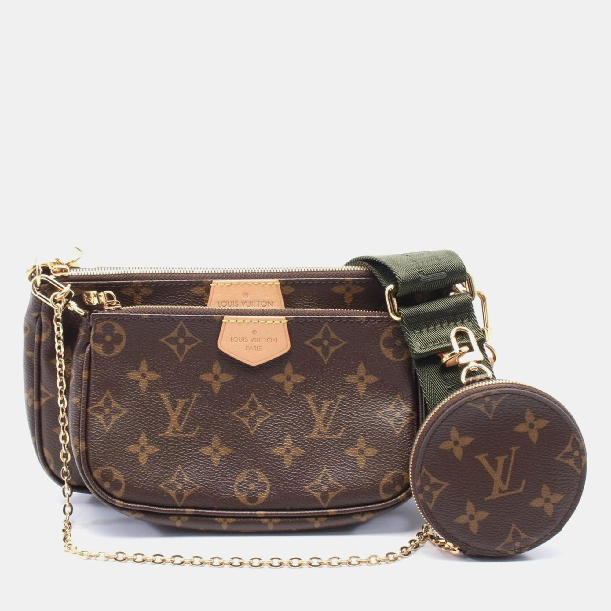 Louis Vuitton Multi Pochette Accessoires Monogram Khaki Shoulder Bag Coated Canvas Brown
Louis Vuitton Multi Pochette Accessoires Monogram Khaki Shoulder Bag Coated Canvas Brown