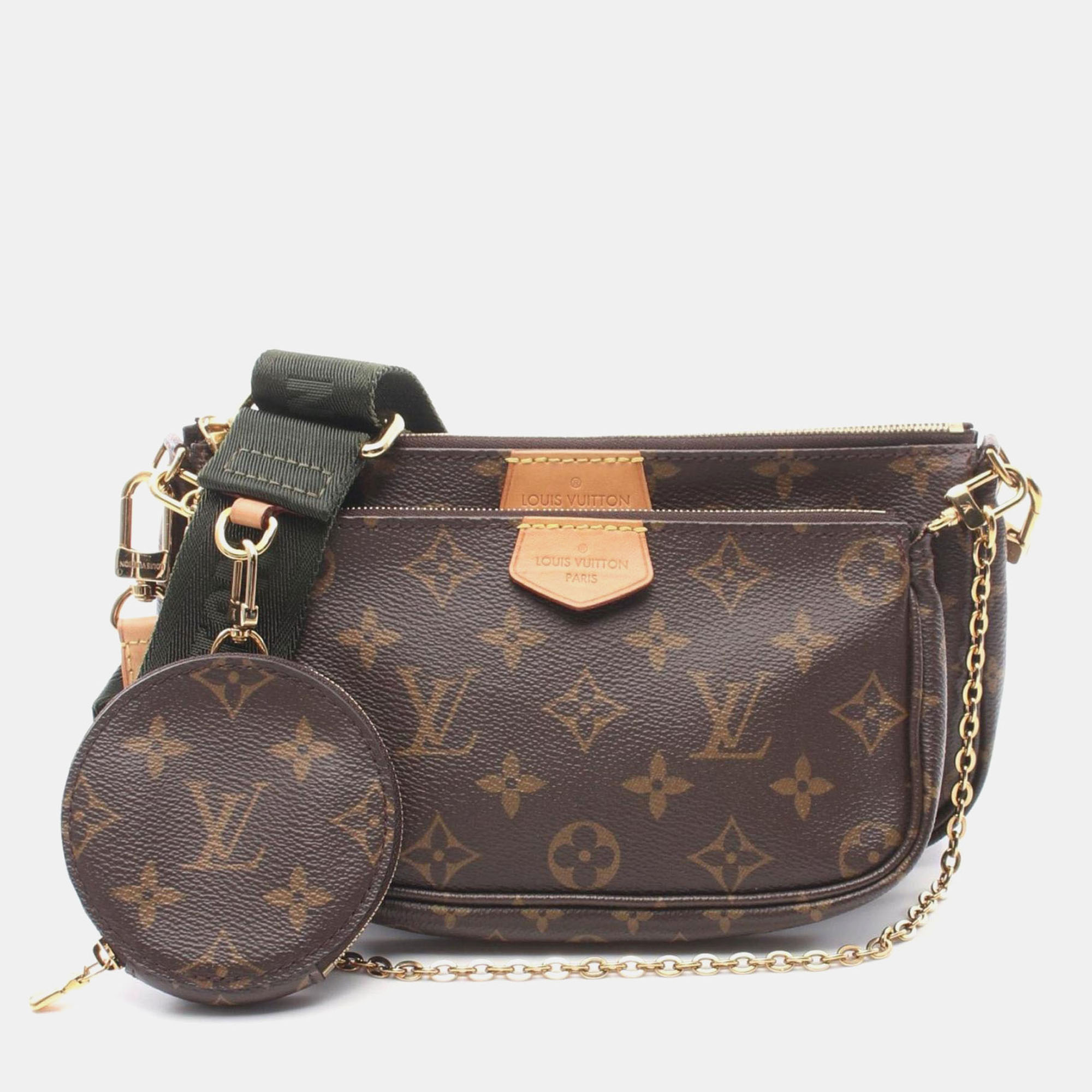 Louis Vuitton Brown Coated Canvas Multi Pochette Accessoires Monogram Shoulder Bag
Louis Vuitton Brown Coated Canvas Multi Pochette Accessoires Monogram Shoulder Bag