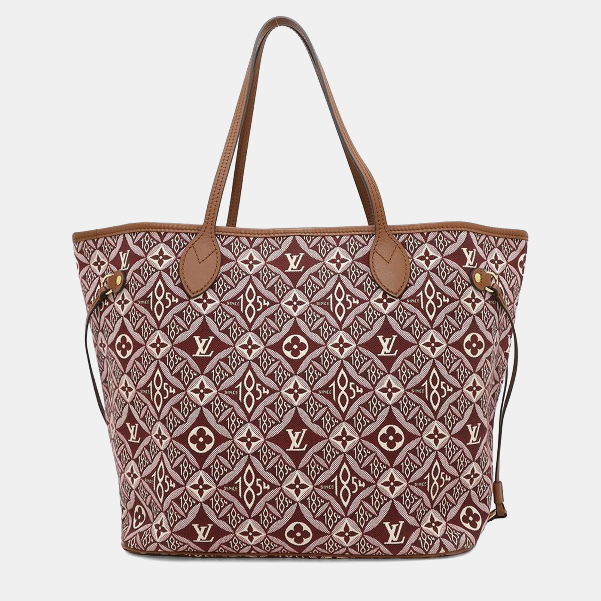 Louis Vuitton Neverfull Bordeaux Monogram / Jacquard Since1854 Size Mm, Burgundy
Louis Vuitton Neverfull Bordeaux Monogram / Jacquard Since1854 Size Mm, Burgundy
