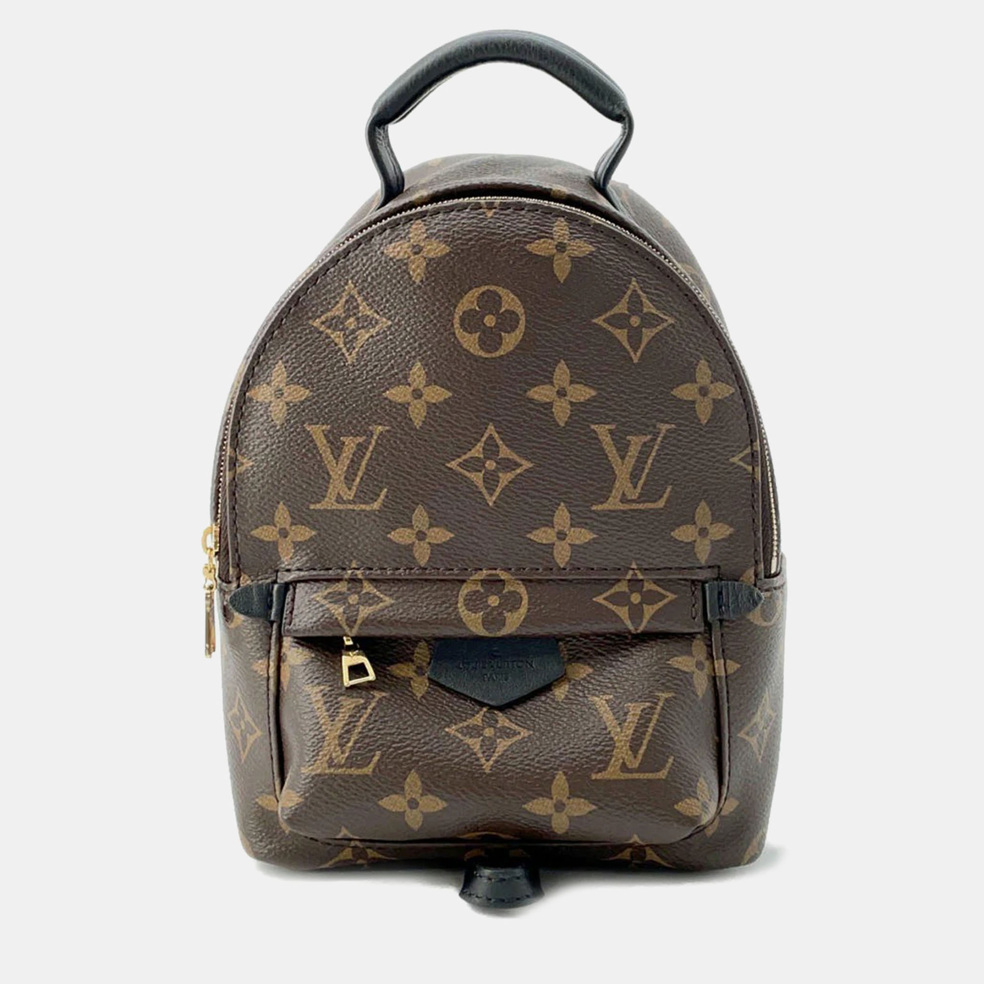 Louis Vuitton Palm Springs Backpack Noir Monogram Size Mini, Brown
Louis Vuitton Palm Springs Backpack Noir Monogram Size Mini, Brown