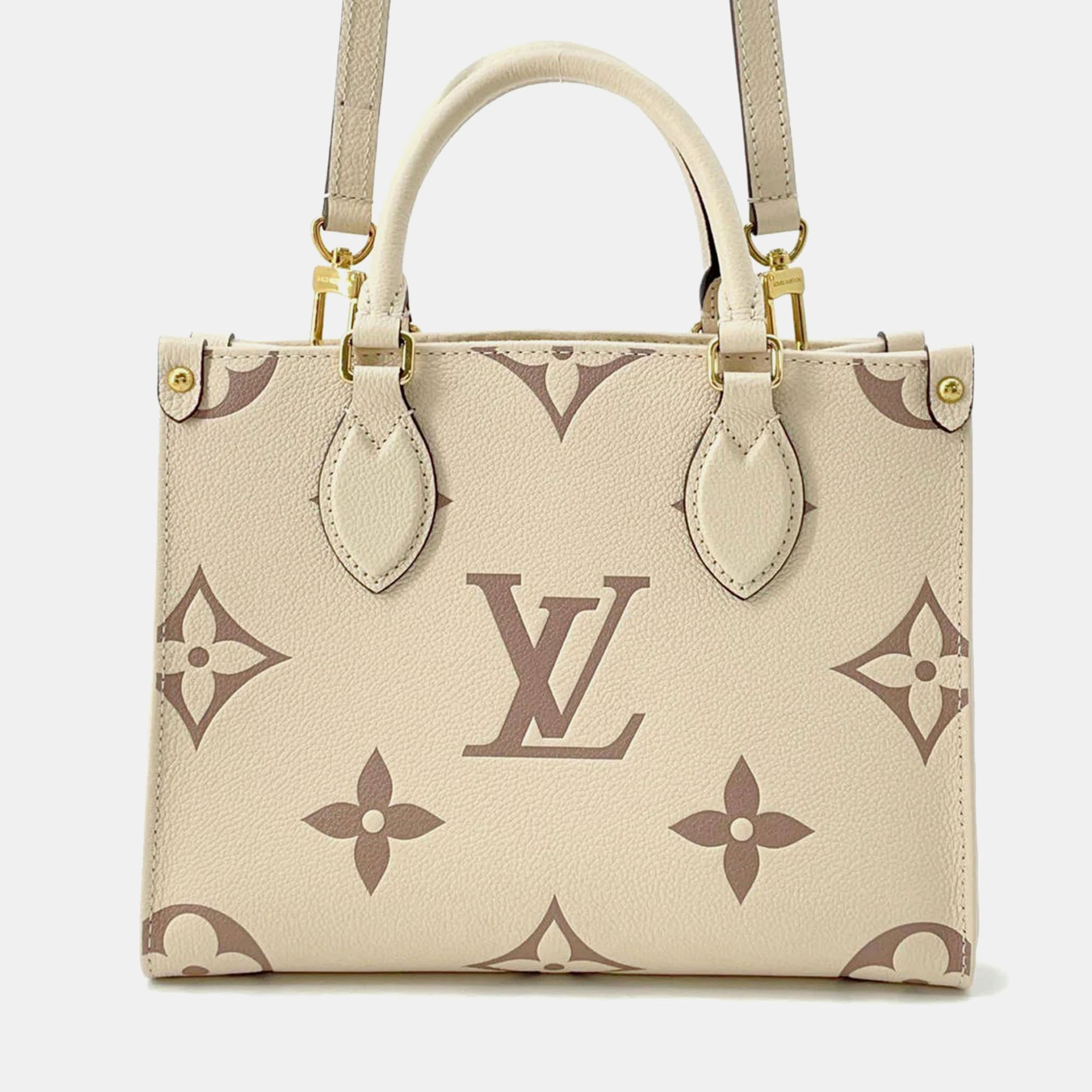 Louis Vuitton Onthego Crme / Bois De Rose Empreinte Size Pm, Cream
Louis Vuitton Onthego Crme / Bois De Rose Empreinte Size Pm, Cream
