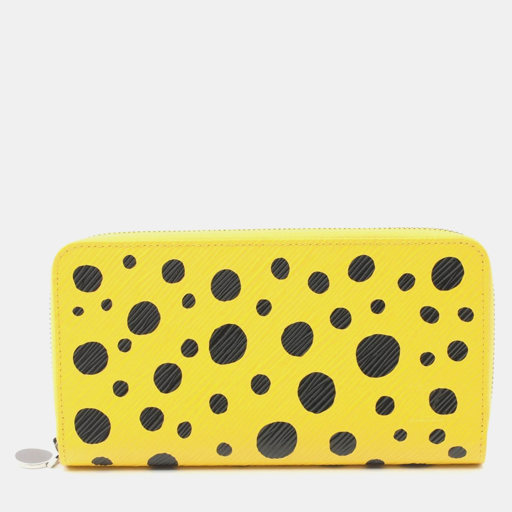 Louis Vuitton Yellow Black Leather Epi Infinity Dot Jaune Noir Round Long Zippy Wallet
Louis Vuitton Yellow Black Leather Epi Infinity Dot Jaune Noir Round Long Zippy Wallet