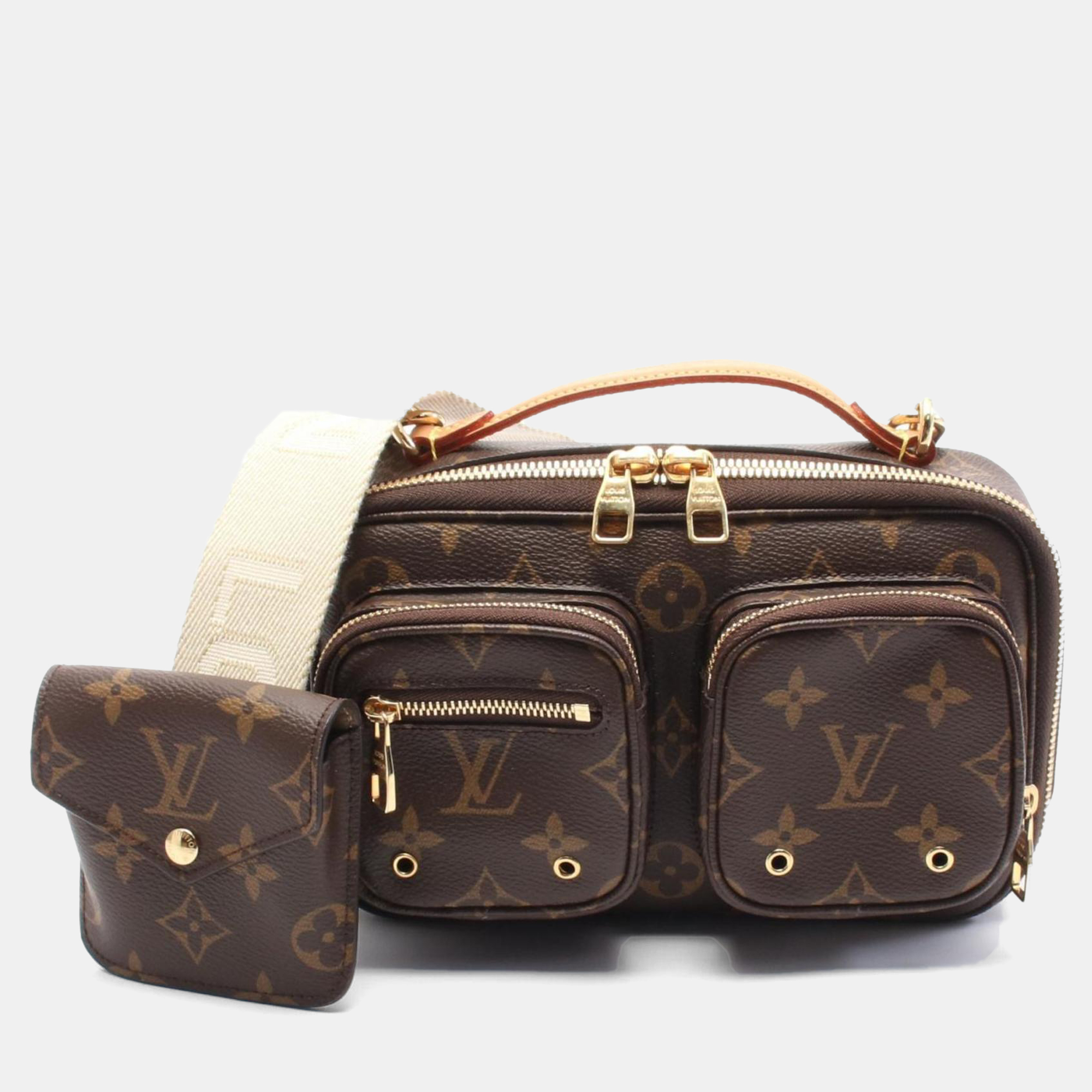 Louis Vuitton Utility Crossbody Bag Coated Canvas Leather Monogram Brown
Louis Vuitton Utility Crossbody Bag Coated Canvas Leather Monogram Brown