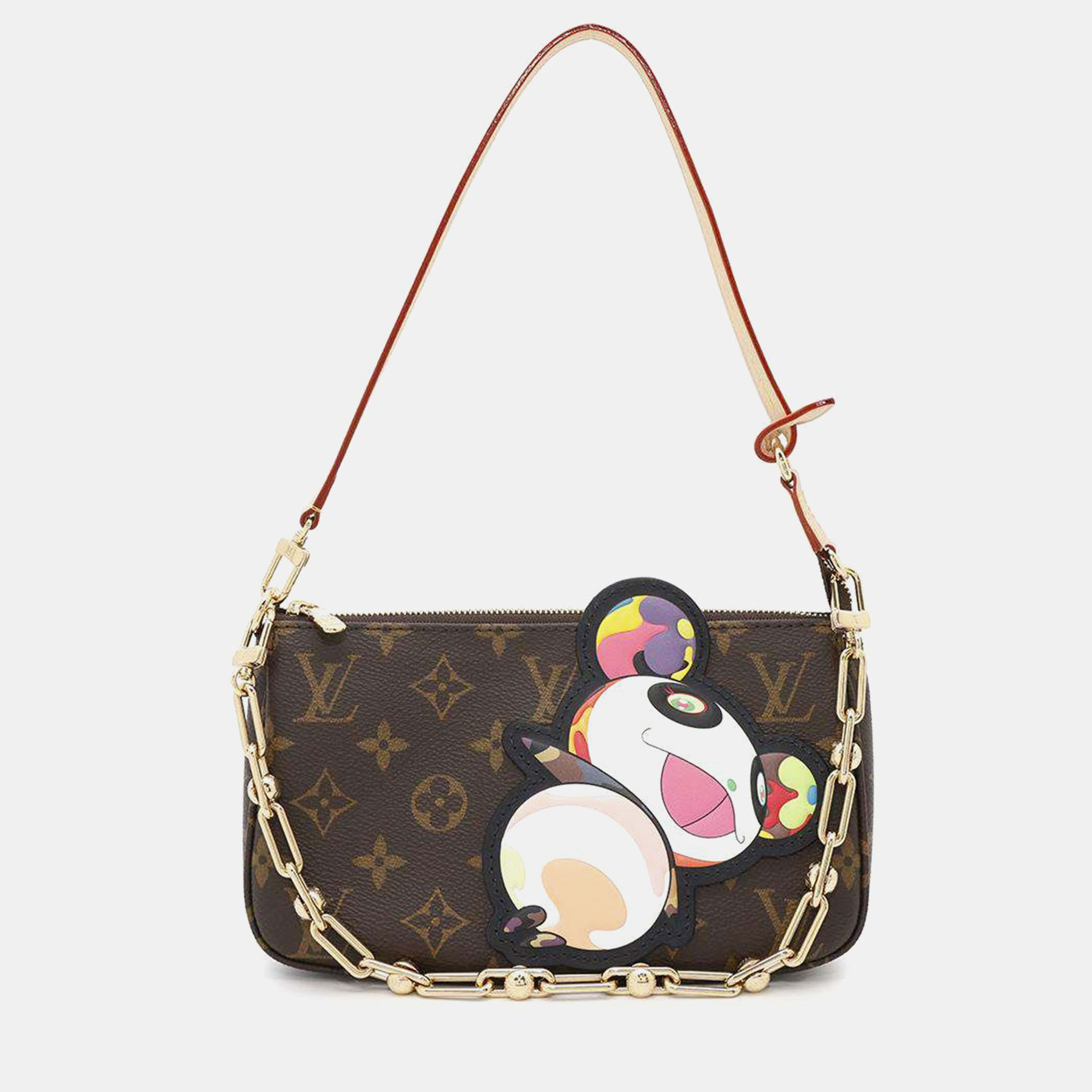 Louis Vuitton Pink Monogram Panda Takashi Murakami Pochette Accessoires, Brown
Louis Vuitton Pink Monogram Panda Takashi Murakami Pochette Accessoires, Brown