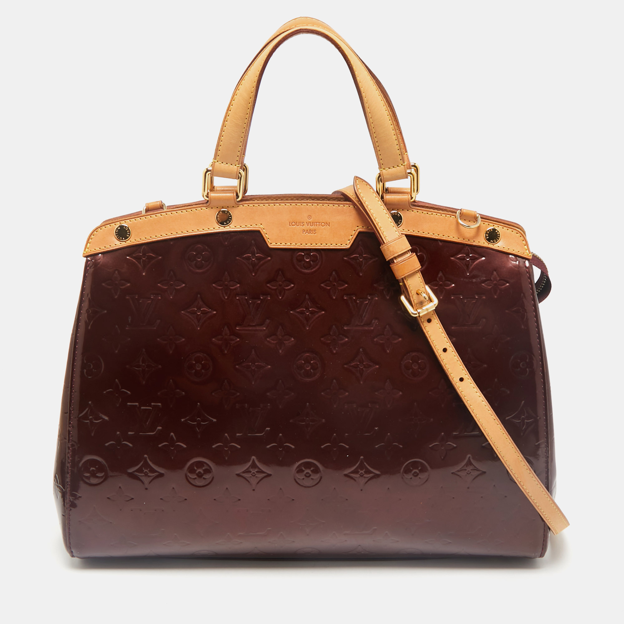 Louis Vuitton Rouge Fauviste Monogram Vernis Brea GM Bag, Burgundy
Louis Vuitton Rouge Fauviste Monogram Vernis Brea GM Bag, Burgundy