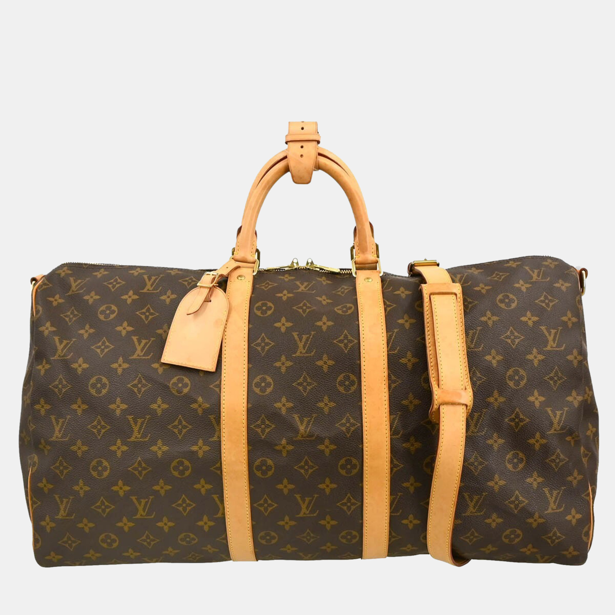 Louis Vuitton Brown Monogram Keepall Bandouliere 55 Duffle Bag
Louis Vuitton Brown Monogram Keepall Bandouliere 55 Duffle Bag