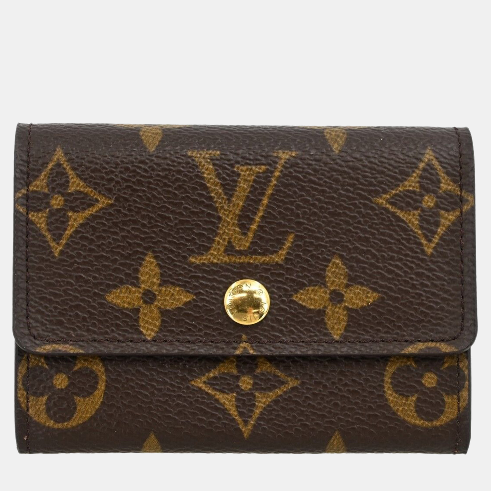 Louis Vuitton Monogram Porte Monnaie Plat Coin Case Wallet, Brown
Louis Vuitton Monogram Porte Monnaie Plat Coin Case Wallet, Brown