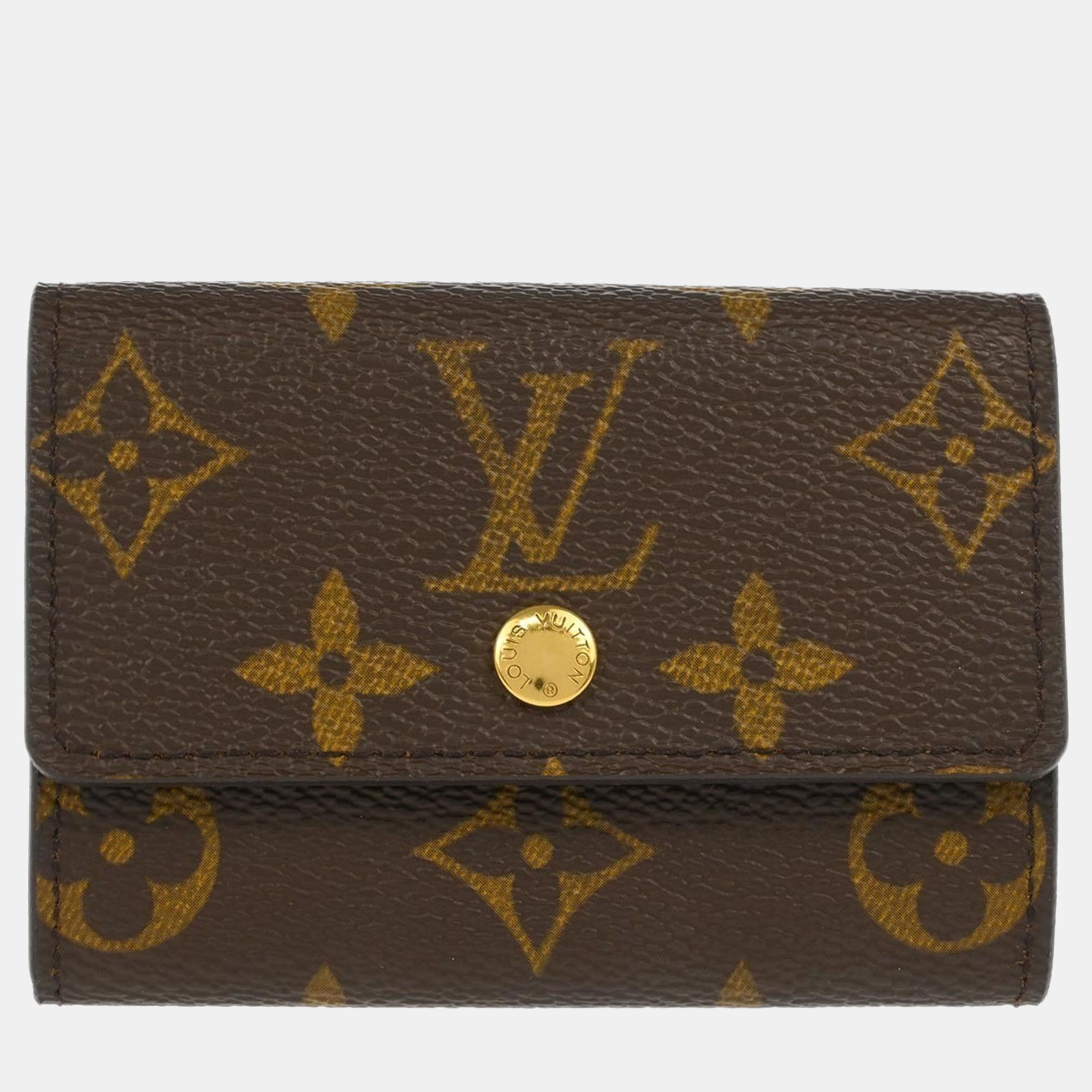 Louis Vuitton Monogram Porte Monnaie Plat Coin Case Wallet, Brown
Louis Vuitton Monogram Porte Monnaie Plat Coin Case Wallet, Brown
