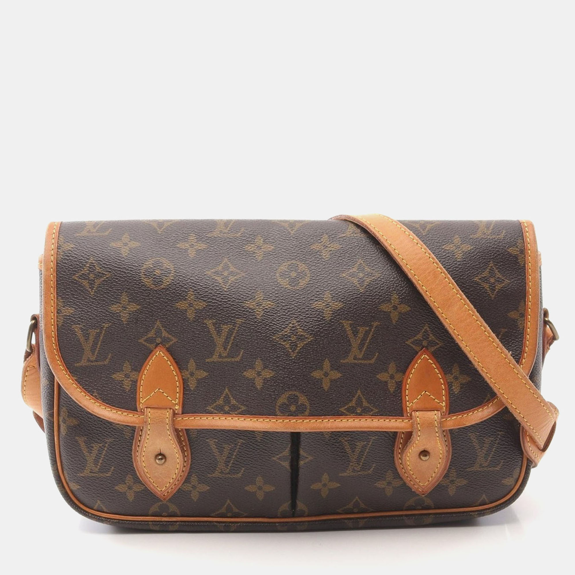 Louis Vuitton Monogram Canvas Gibenciere Crossbody Bag MM, Brown
Louis Vuitton Monogram Canvas Gibenciere Crossbody Bag MM, Brown