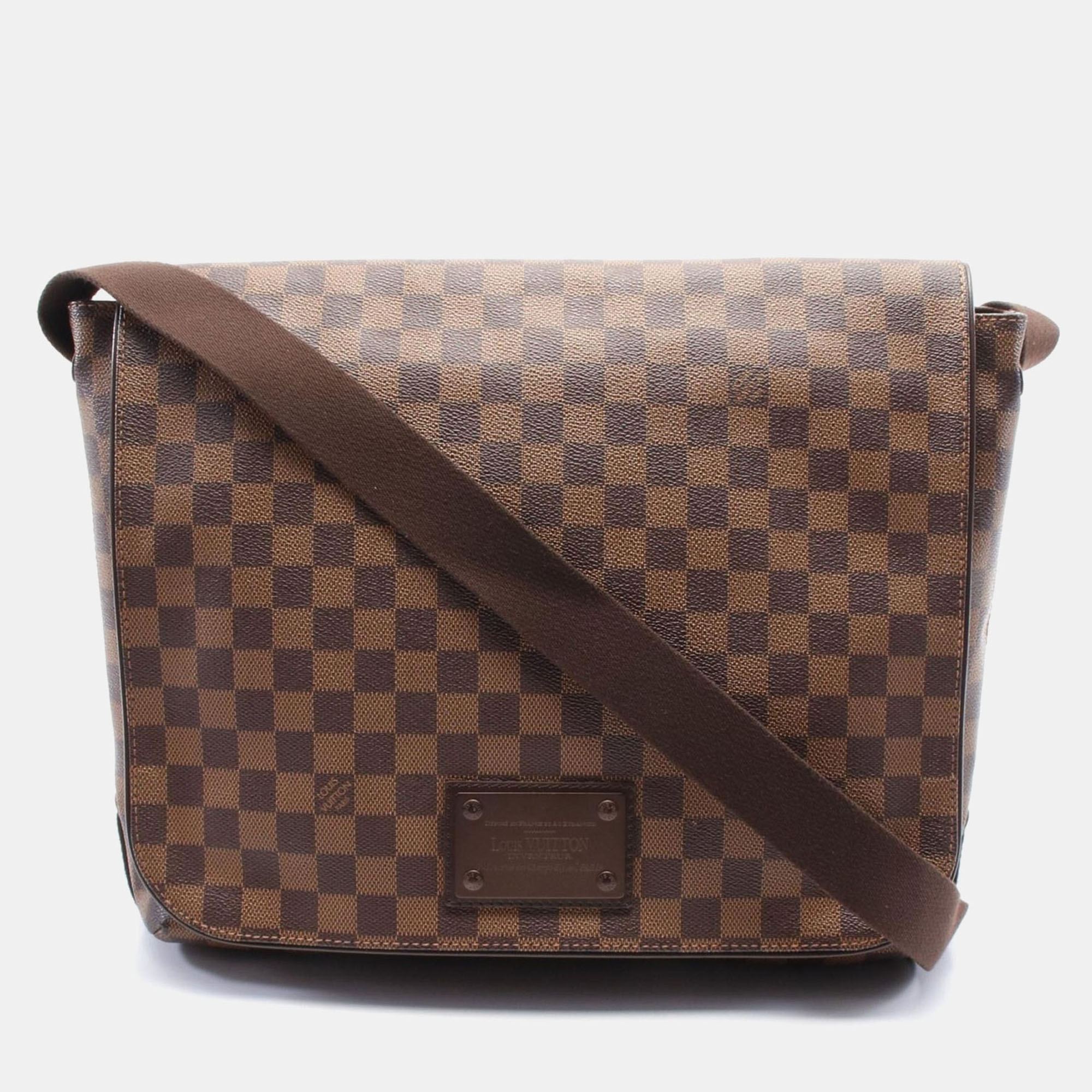 Louis Vuitton Brooklyn MM Brown Damier Ebene Canvas Crossbody Bag
Louis Vuitton Brooklyn MM Brown Damier Ebene Canvas Crossbody Bag