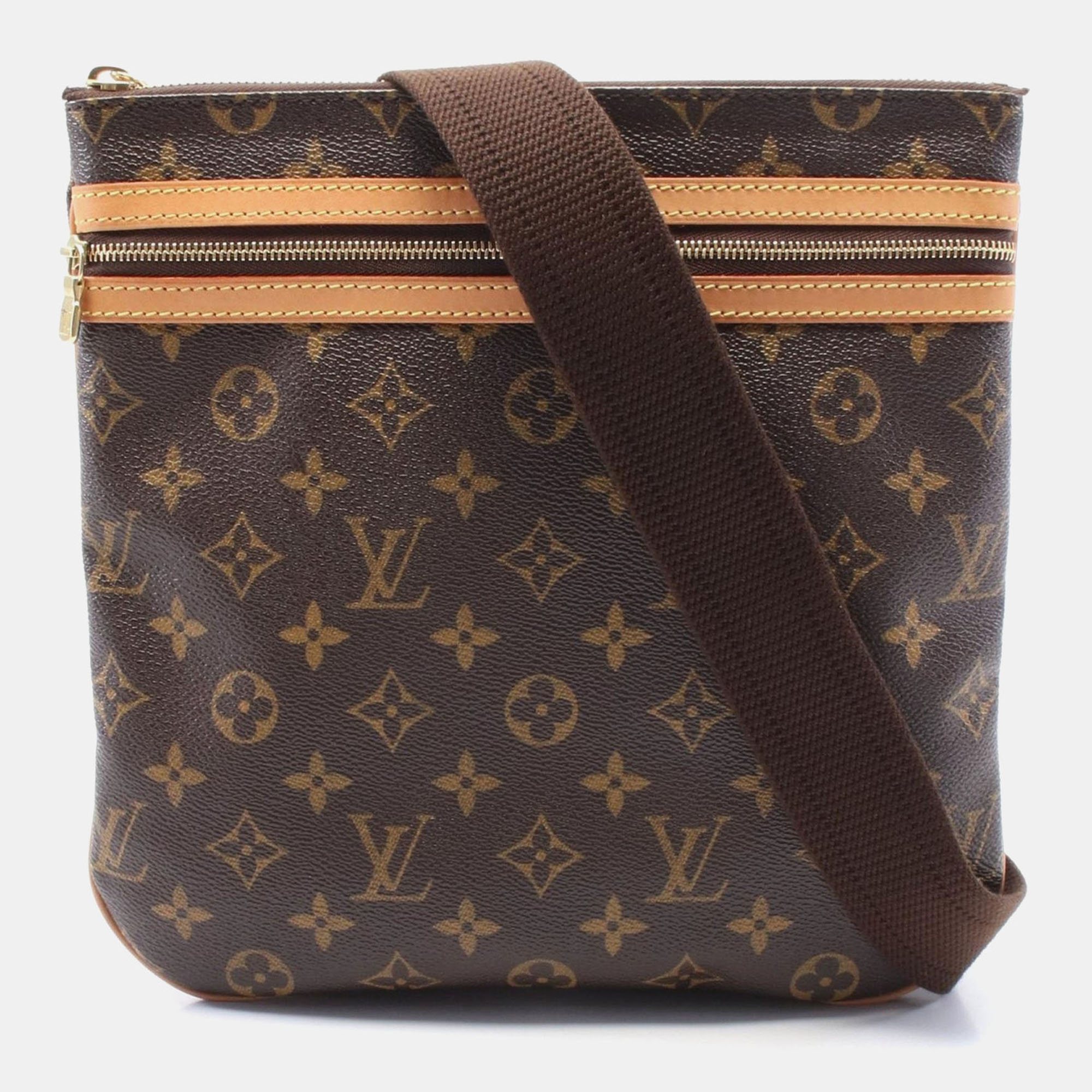 Louis Vuitton Pochette Bosphorele Shoulder Crossbody Bag Monogram Leather, Brown
Louis Vuitton Pochette Bosphorele Shoulder Crossbody Bag Monogram Leather, Brown