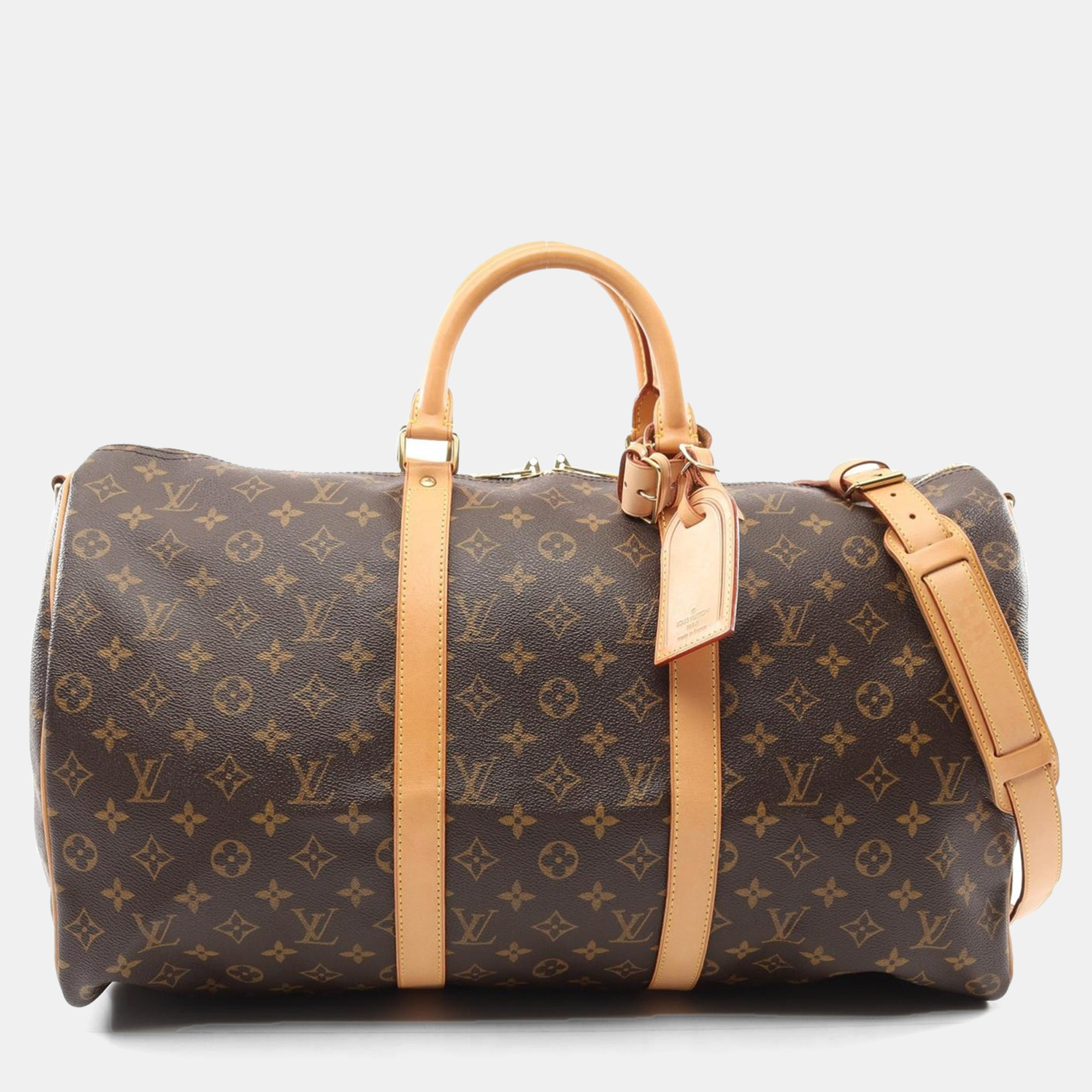 Louis Vuitton Keepall Bandouriere 50 Travel Hand Bag Monogram Leather, Brown
Louis Vuitton Keepall Bandouriere 50 Travel Hand Bag Monogram Leather, Brown