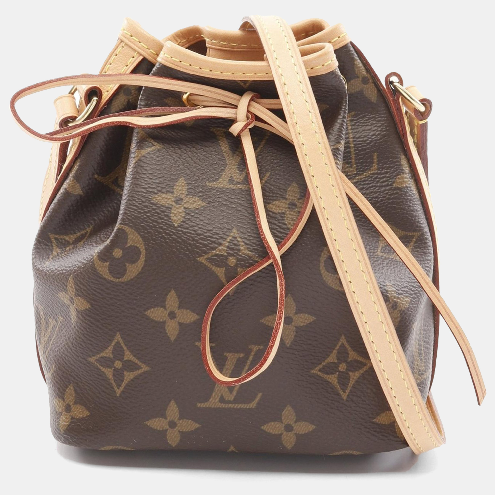 Louis Vuitton Nano Noe Shoulder Crossbody Drawstring Bag Monogram Brown
Louis Vuitton Nano Noe Shoulder Crossbody Drawstring Bag Monogram Brown