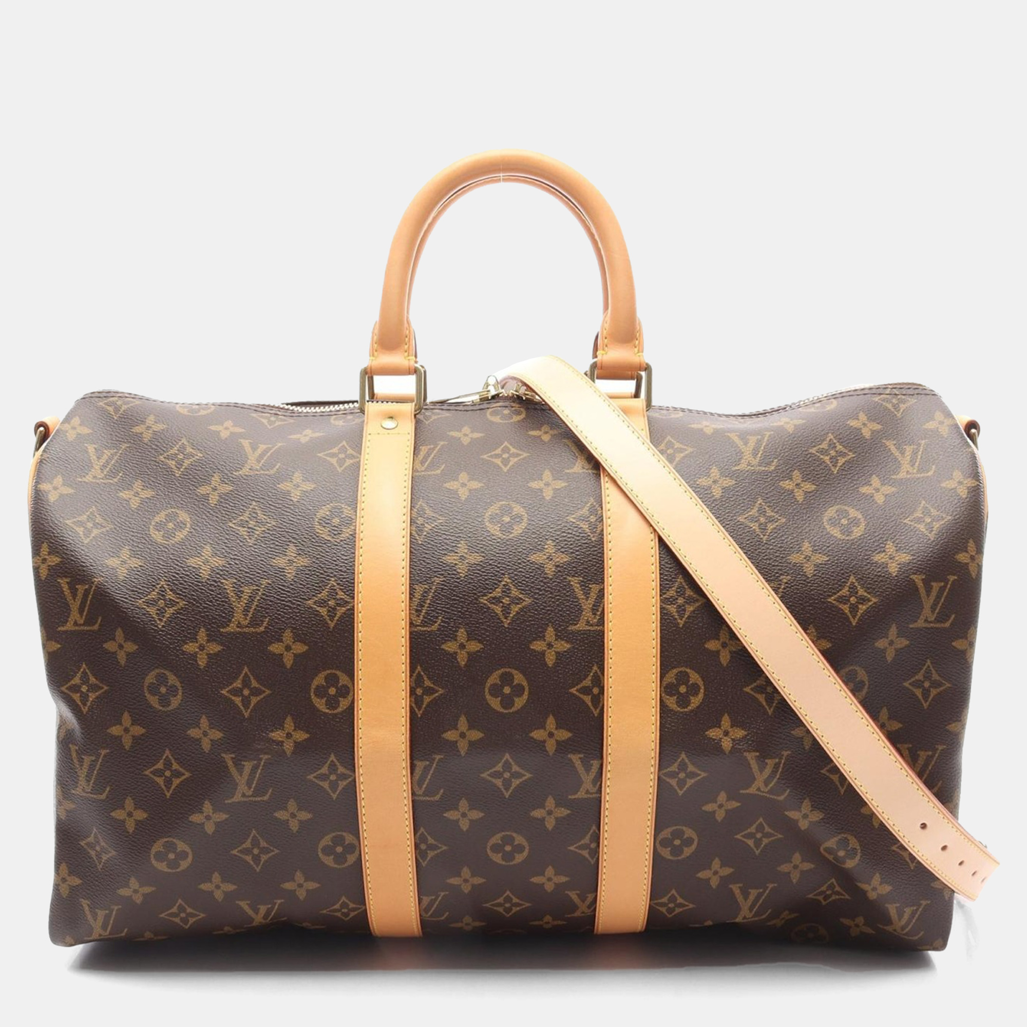 Louis Vuitton Keepall Bandouriere 45 Travel Bag Monogram Leather Brown
Louis Vuitton Keepall Bandouriere 45 Travel Bag Monogram Leather Brown